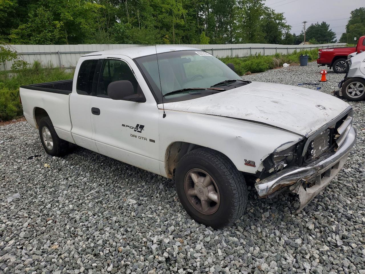 1997 Dodge Dakota White vin: 1B7GL23Y7VS204695