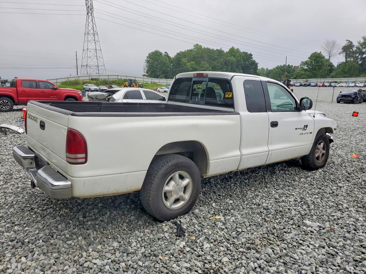 1997 Dodge Dakota White vin: 1B7GL23Y7VS204695
