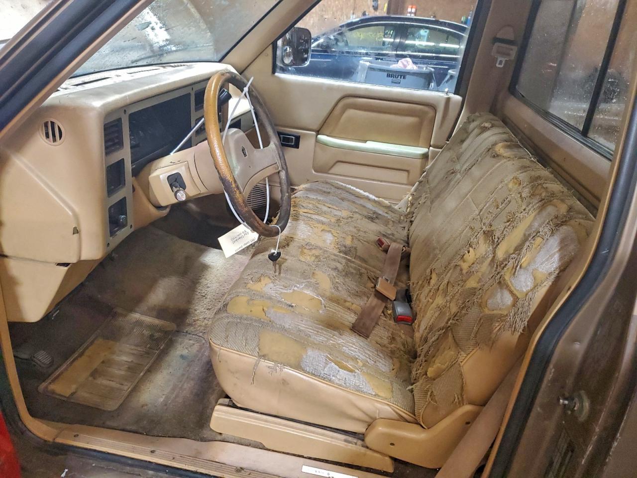 1989 Dodge Dakota Beige vin: 1B7GL26X0KS192985