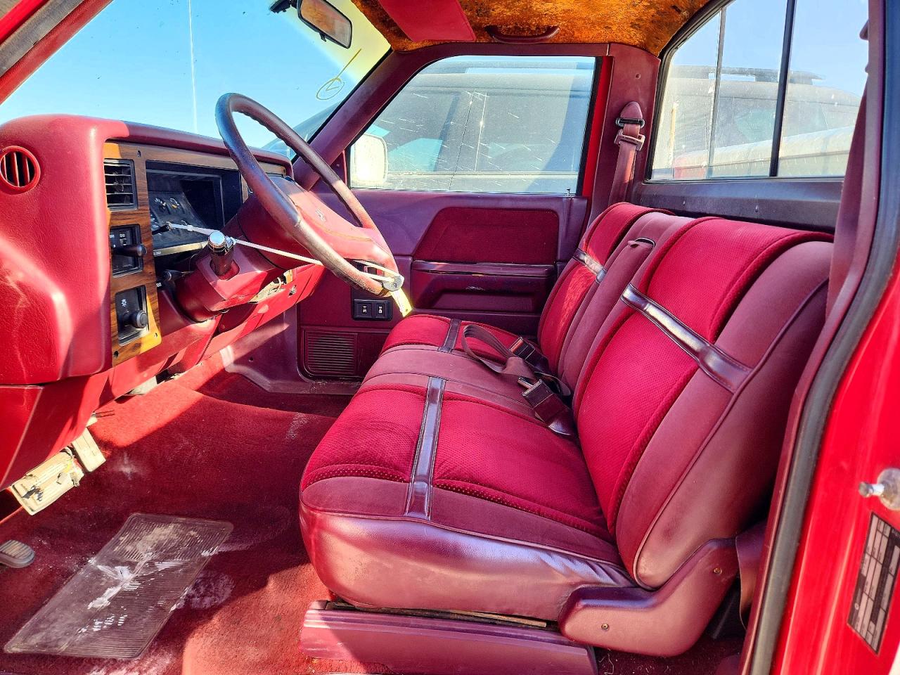 1989 Dodge Dakota Red vin: 1B7GL26X1KS071706