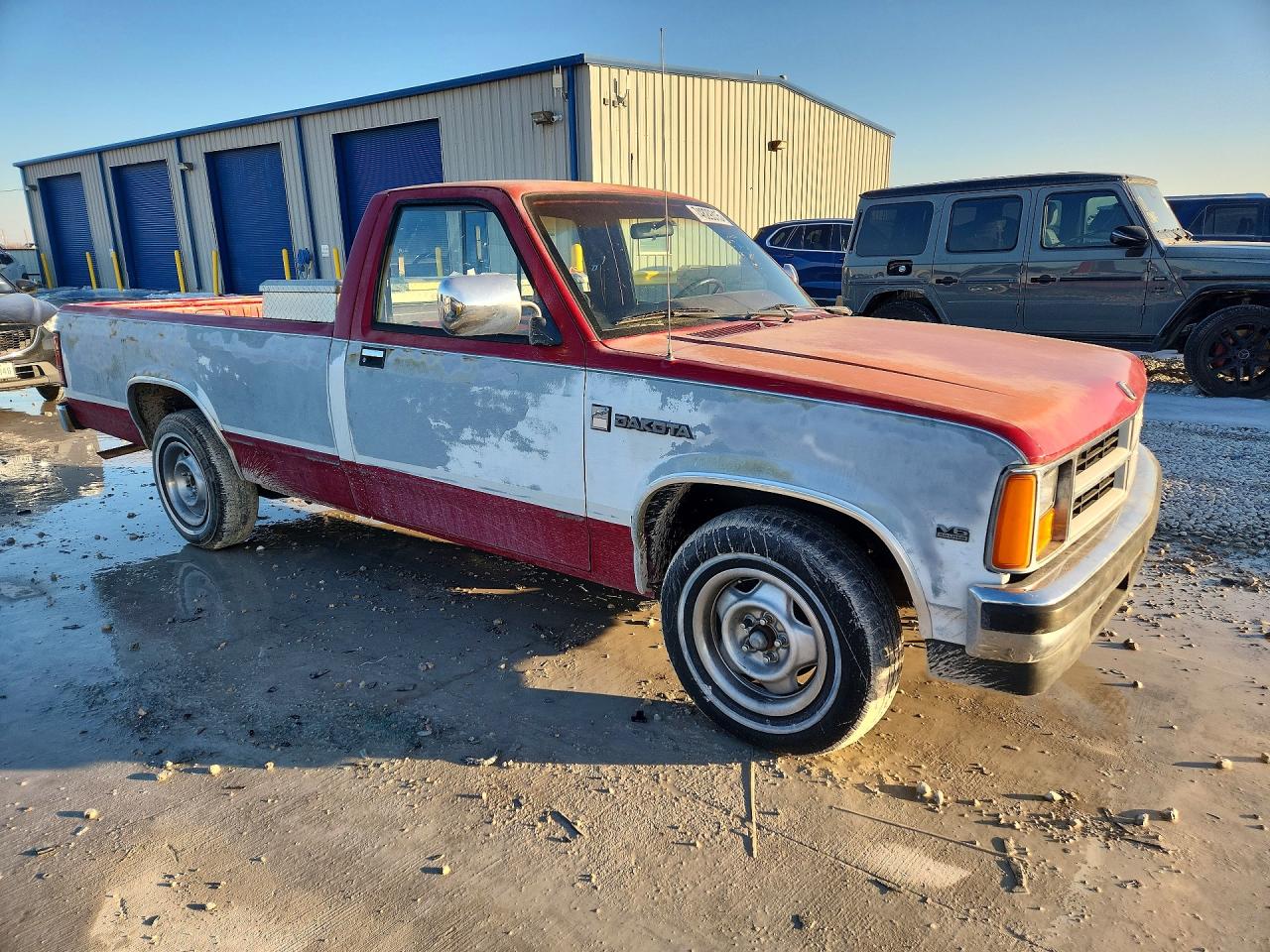 1989 Dodge Dakota Red vin: 1B7GL26X1KS071706