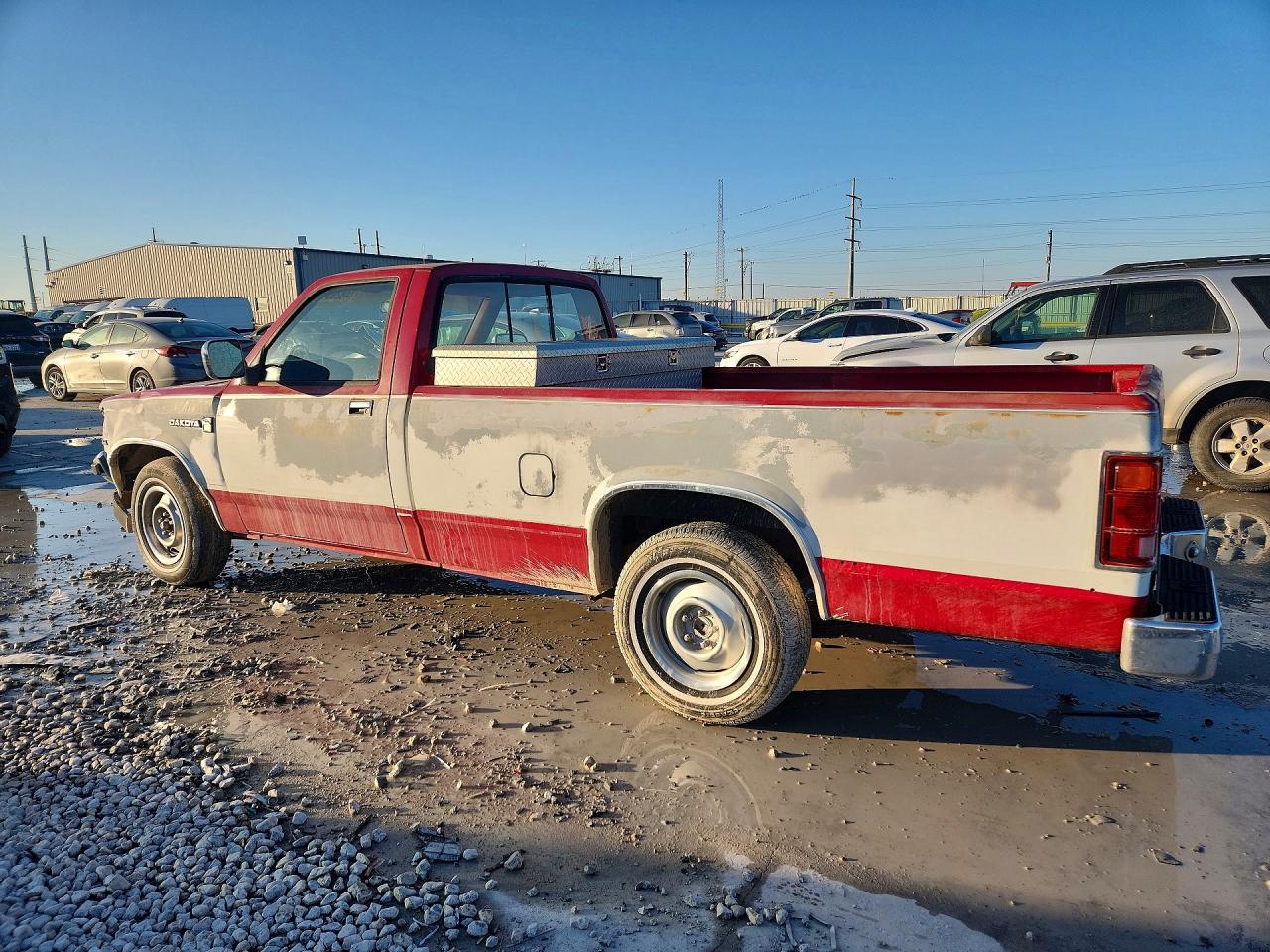 1989 Dodge Dakota Red vin: 1B7GL26X1KS071706