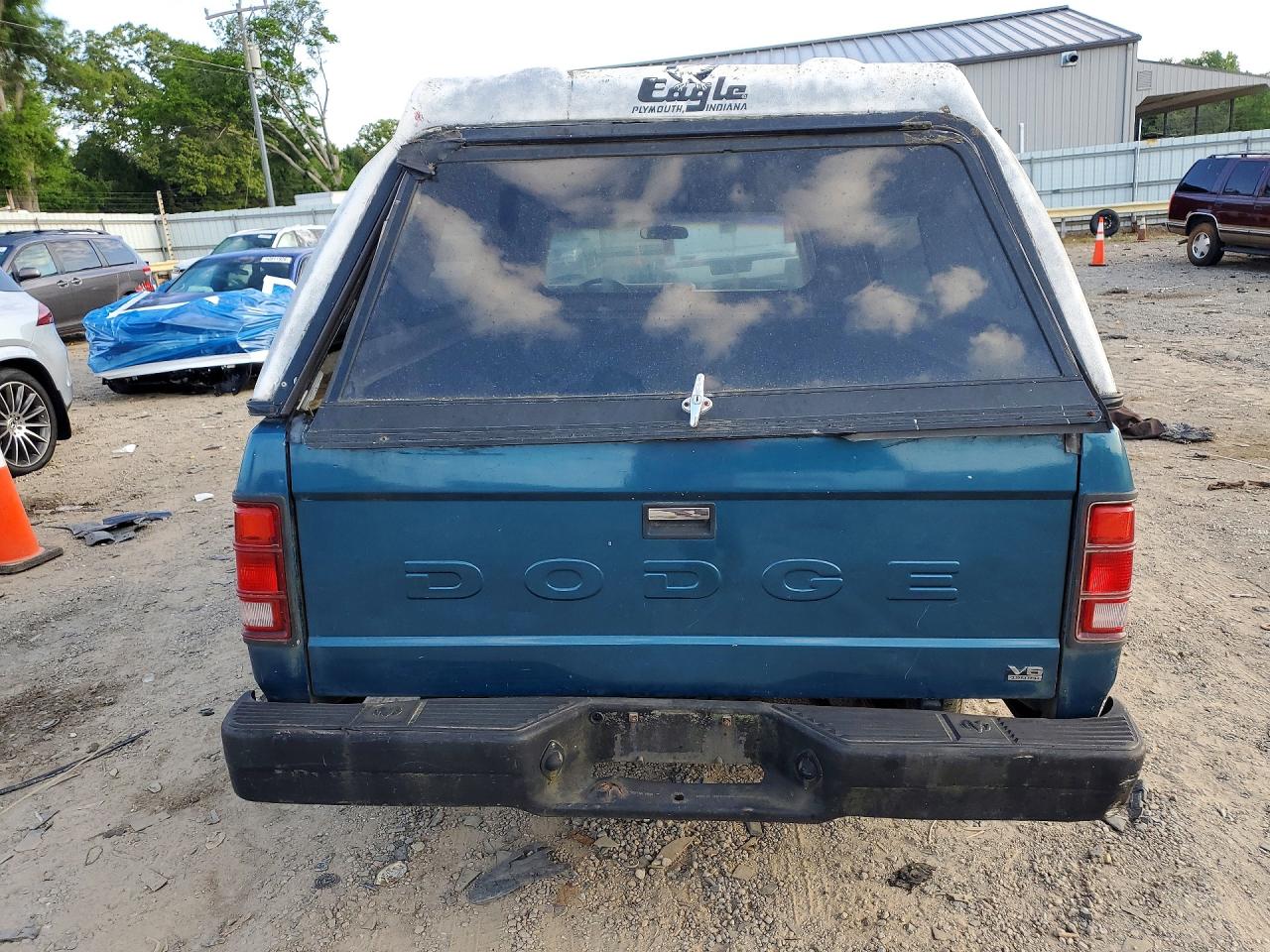1989 Dodge Dakota Зеленый vin: 1B7GL26X1KS154875