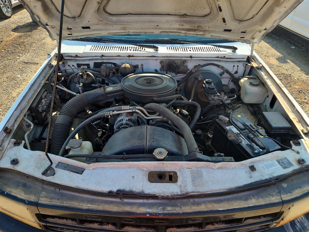 1996 Dodge Dakota White vin: 1B7GL26X5TS536618