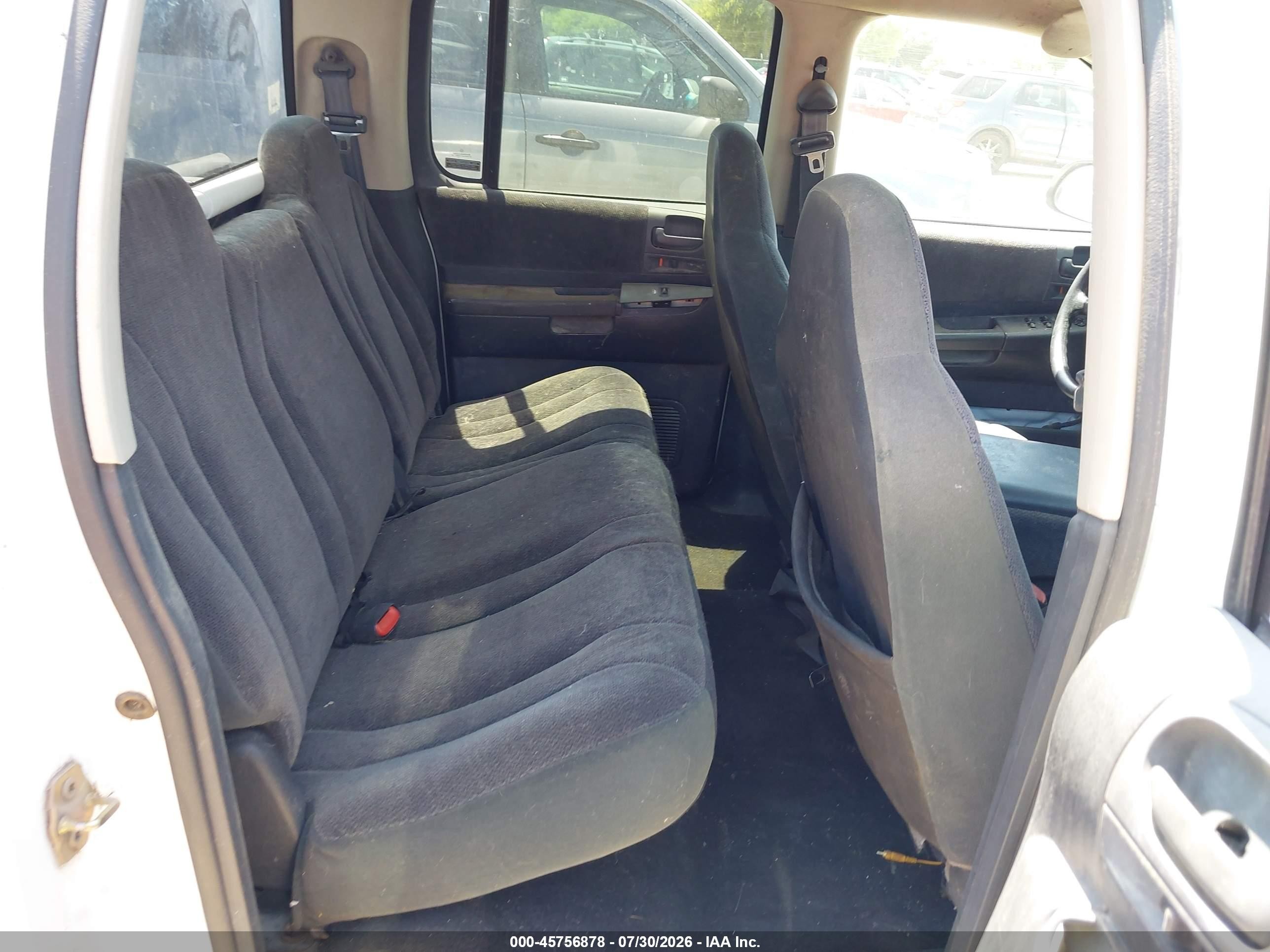 2001 Dodge Dakota Slt/sport White vin: 1B7GL2AN31S101082
