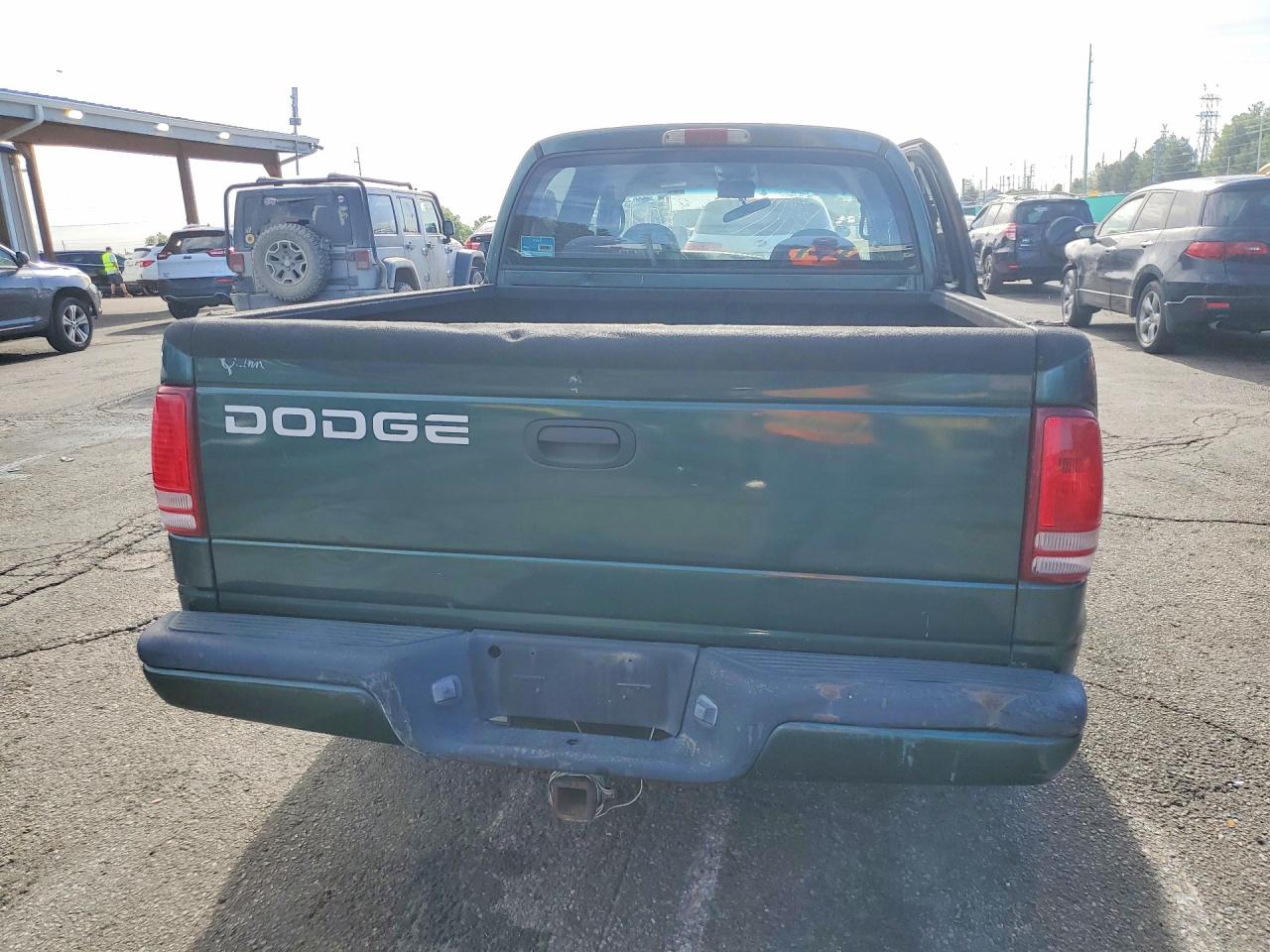 2000 Dodge Dakota Quad Зеленый vin: 1B7GL2AN4YS695871