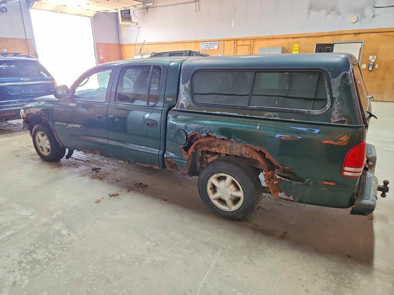 2000 Dodge Dakota Quad Green vin: 1B7GL2AN4YS781598