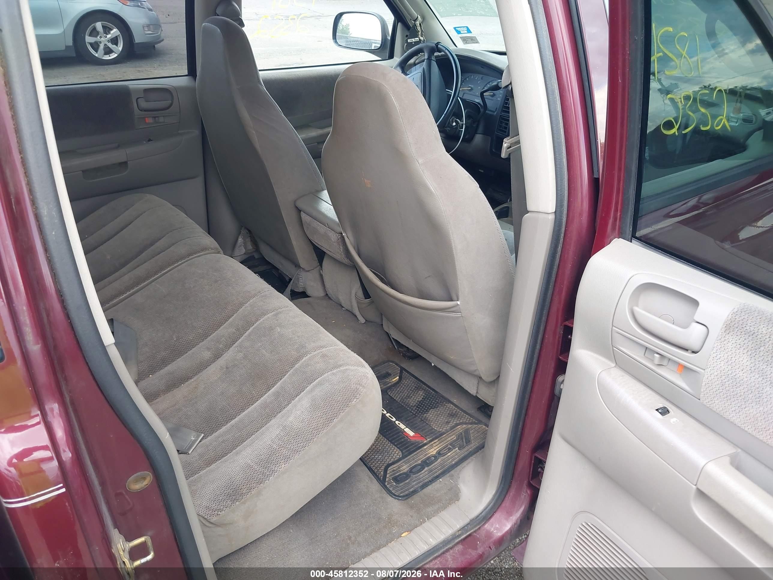 2001 Dodge Dakota Slt/sport Red vin: 1B7GL2AN71S172110