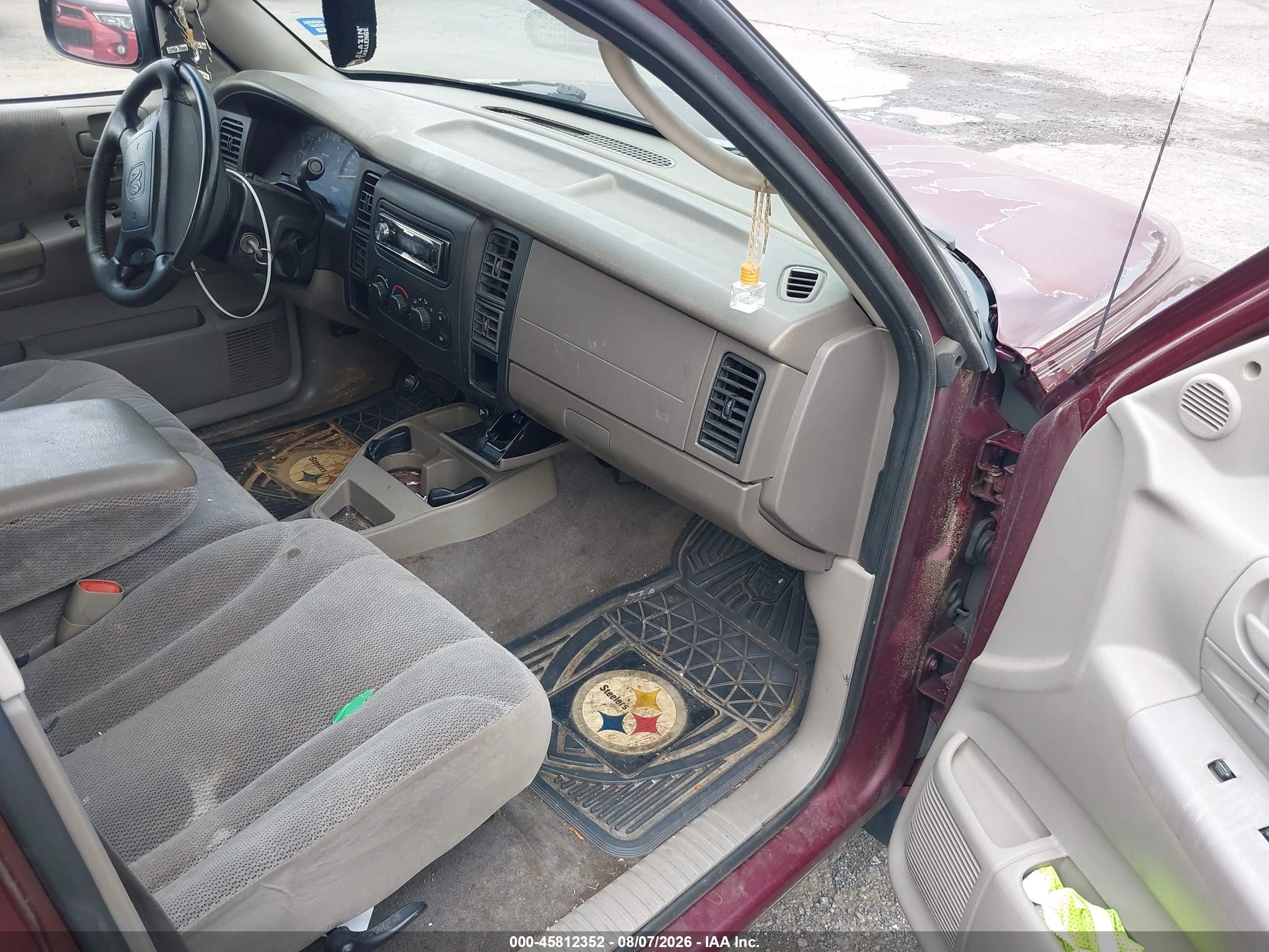 2001 Dodge Dakota Slt/sport Red vin: 1B7GL2AN71S172110