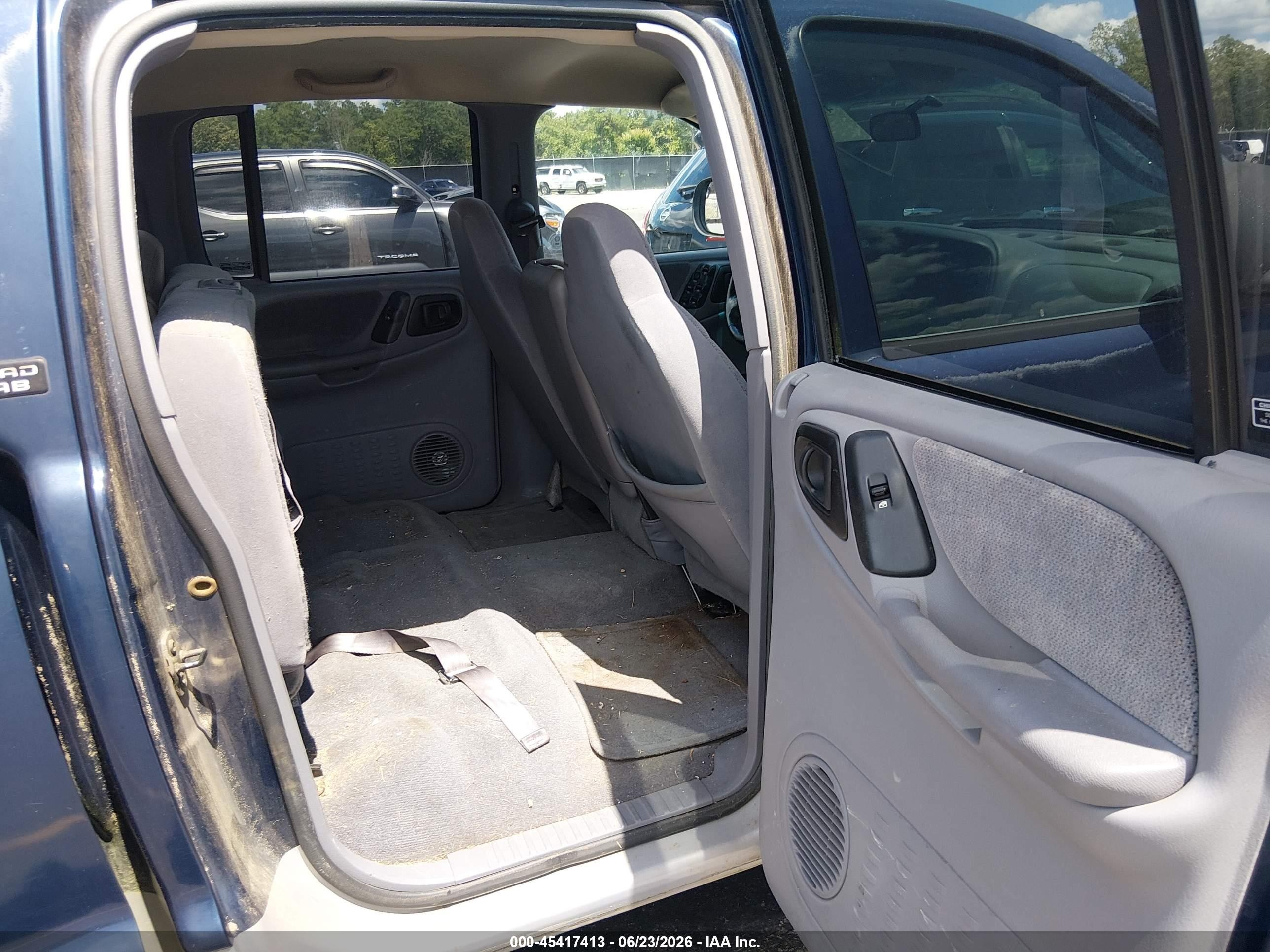 2000 Dodge Dakota Quad Blue vin: 1B7GL2AN7YS650309