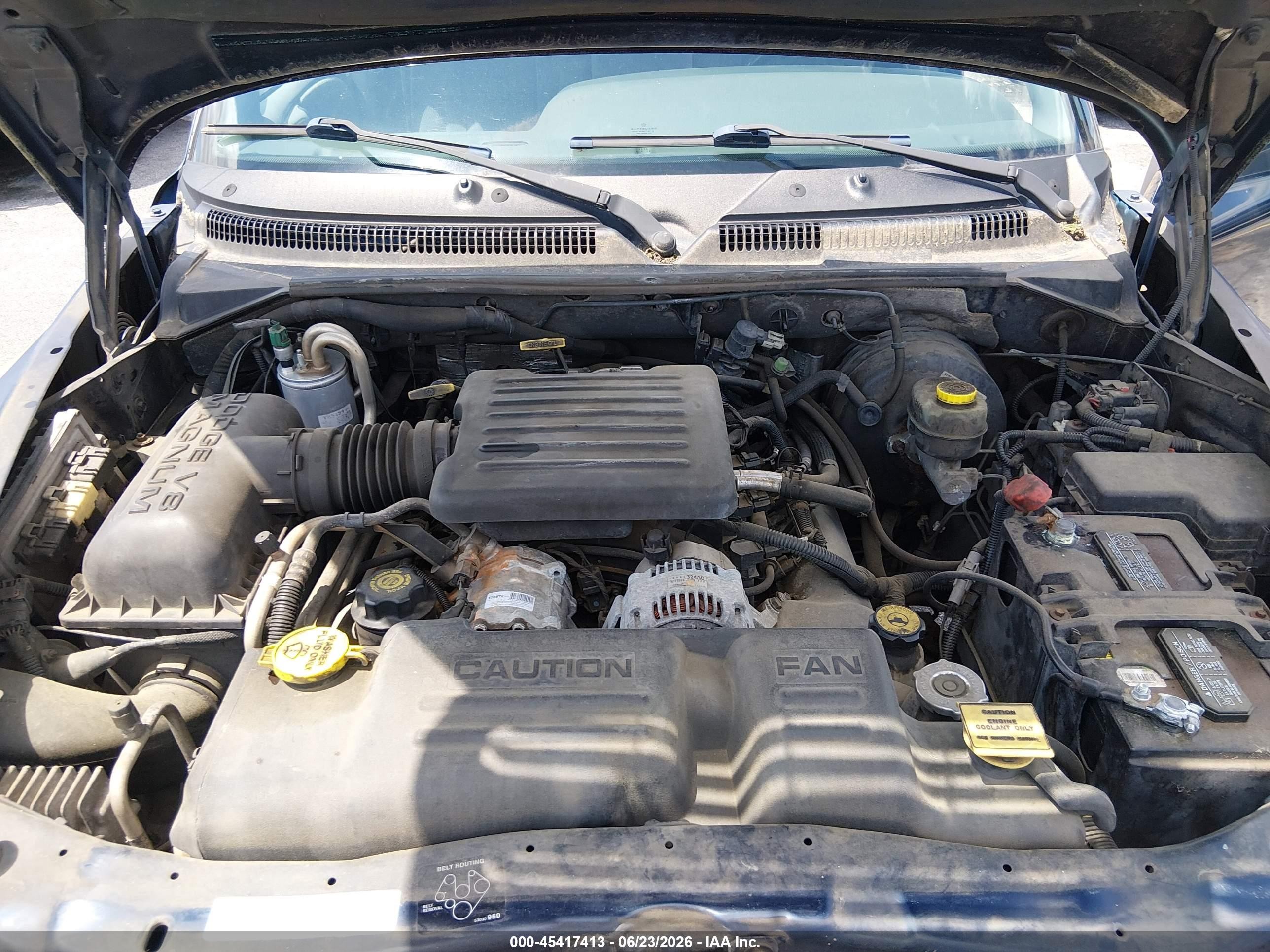 2000 Dodge Dakota Quad Blue vin: 1B7GL2AN7YS650309