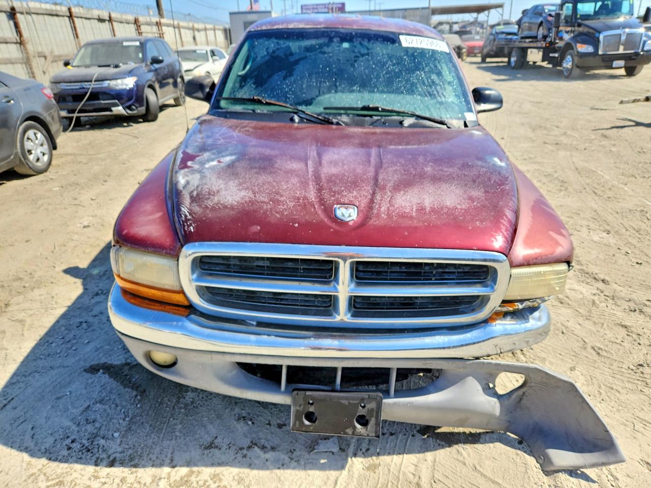 2000 Dodge Dakota Quad Burgundy vin: 1B7GL2AN7YS691359