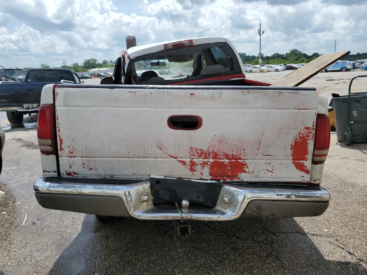 2001 Dodge Dakota Quad White vin: 1B7GL2AN91S196666