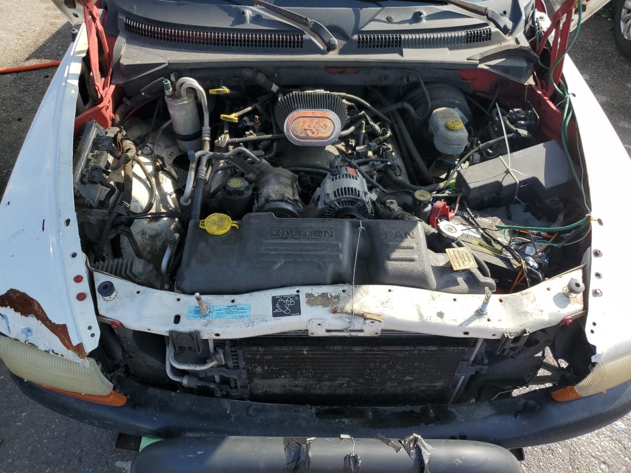 2001 Dodge Dakota Quad White vin: 1B7GL2AN91S196666