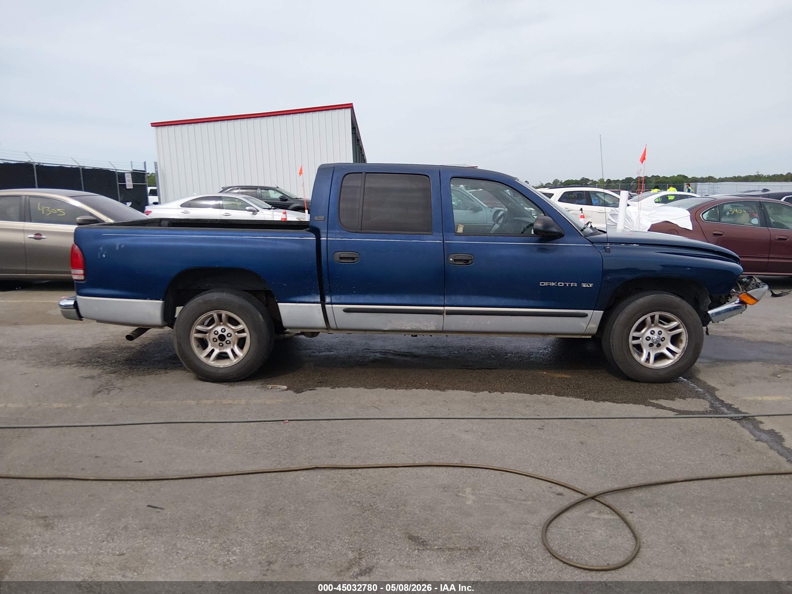2000 Dodge Dakota Slt/sport Blue vin: 1B7GL2AN9YS652434