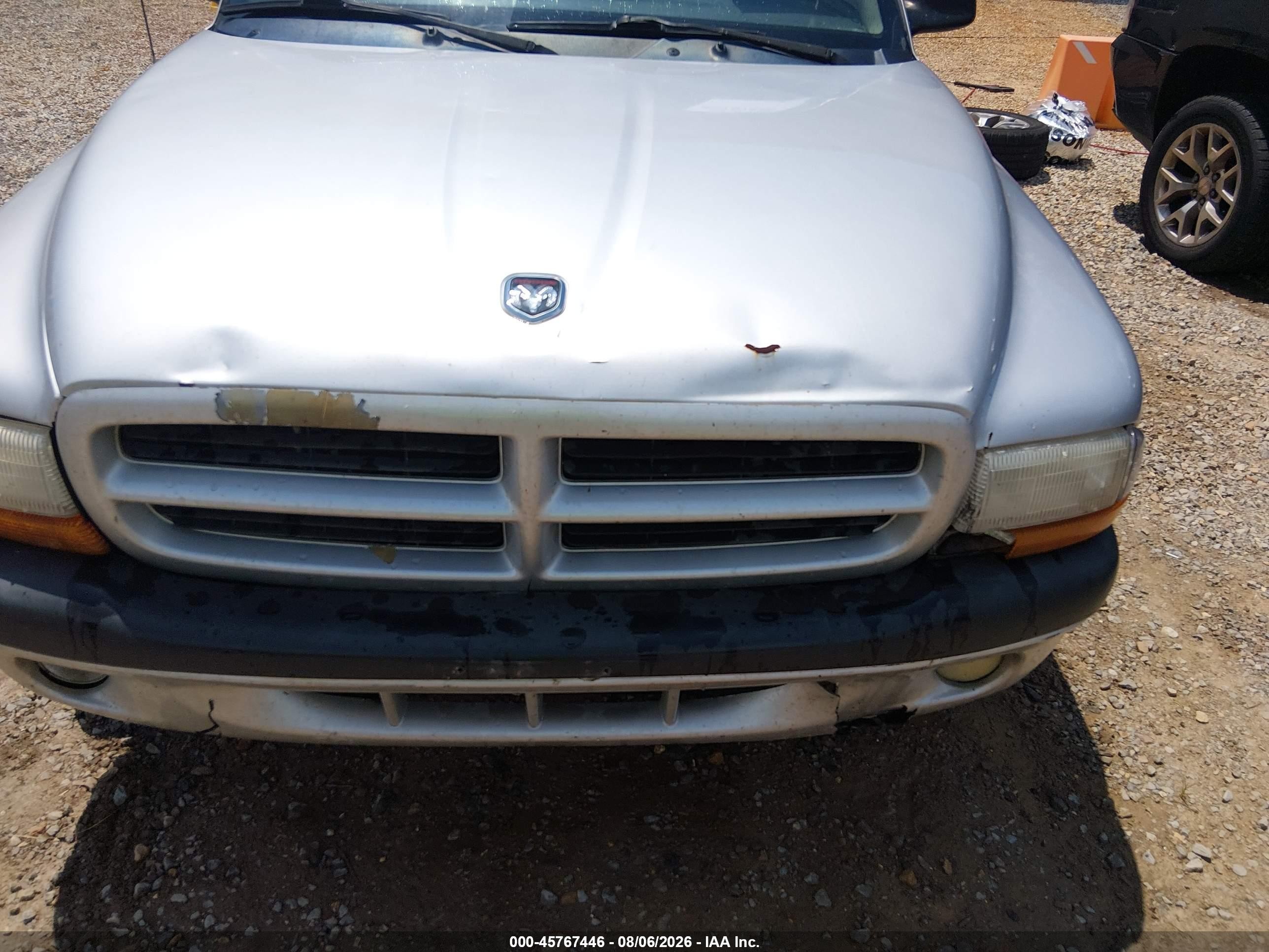 2001 Dodge Dakota Slt/sport Gray vin: 1B7GL2ANX1S176555