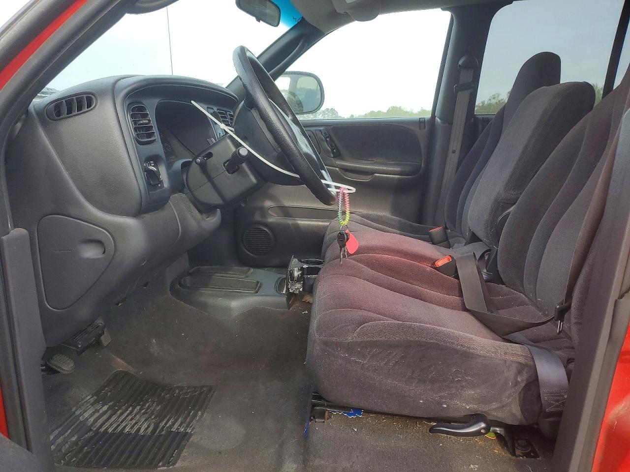 2000 Dodge Dakota Quad Красный vin: 1B7GL2ANXYS658341
