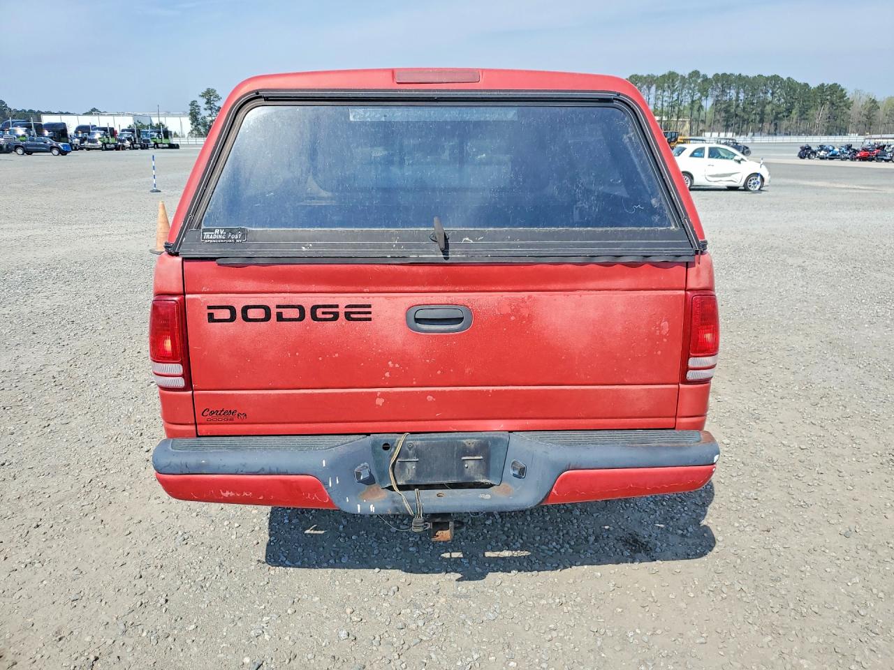 2000 Dodge Dakota Quad Красный vin: 1B7GL2ANXYS658341
