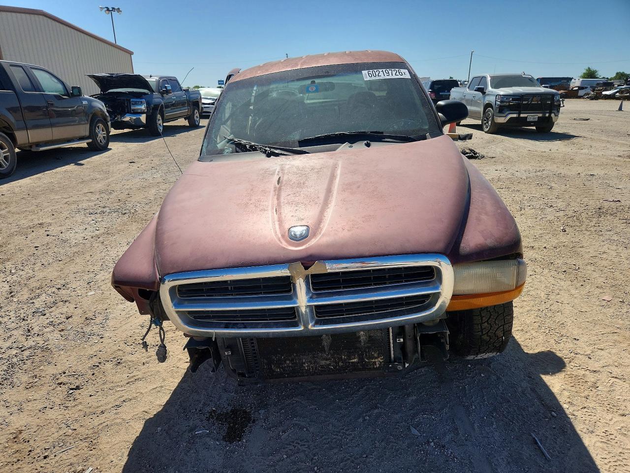 2000 Dodge Dakota Quad Burgundy vin: 1B7GL2ANXYS744328