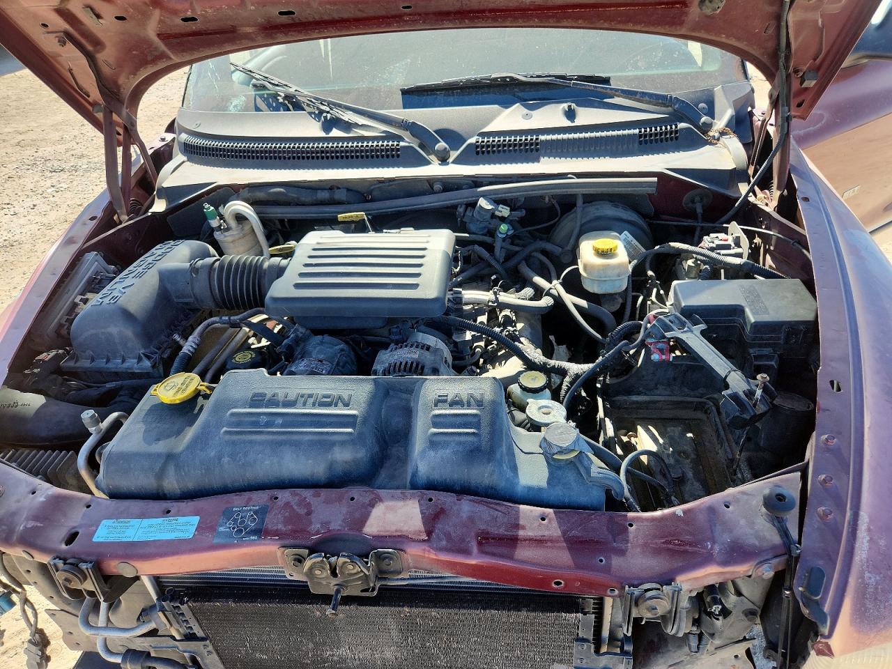 2000 Dodge Dakota Quad Burgundy vin: 1B7GL2ANXYS744328