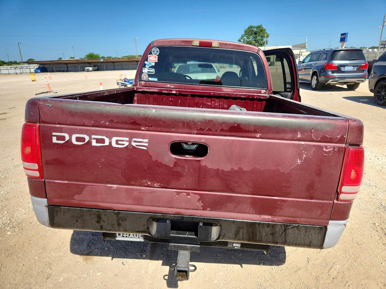 2000 Dodge Dakota Quad Burgundy vin: 1B7GL2ANXYS744328