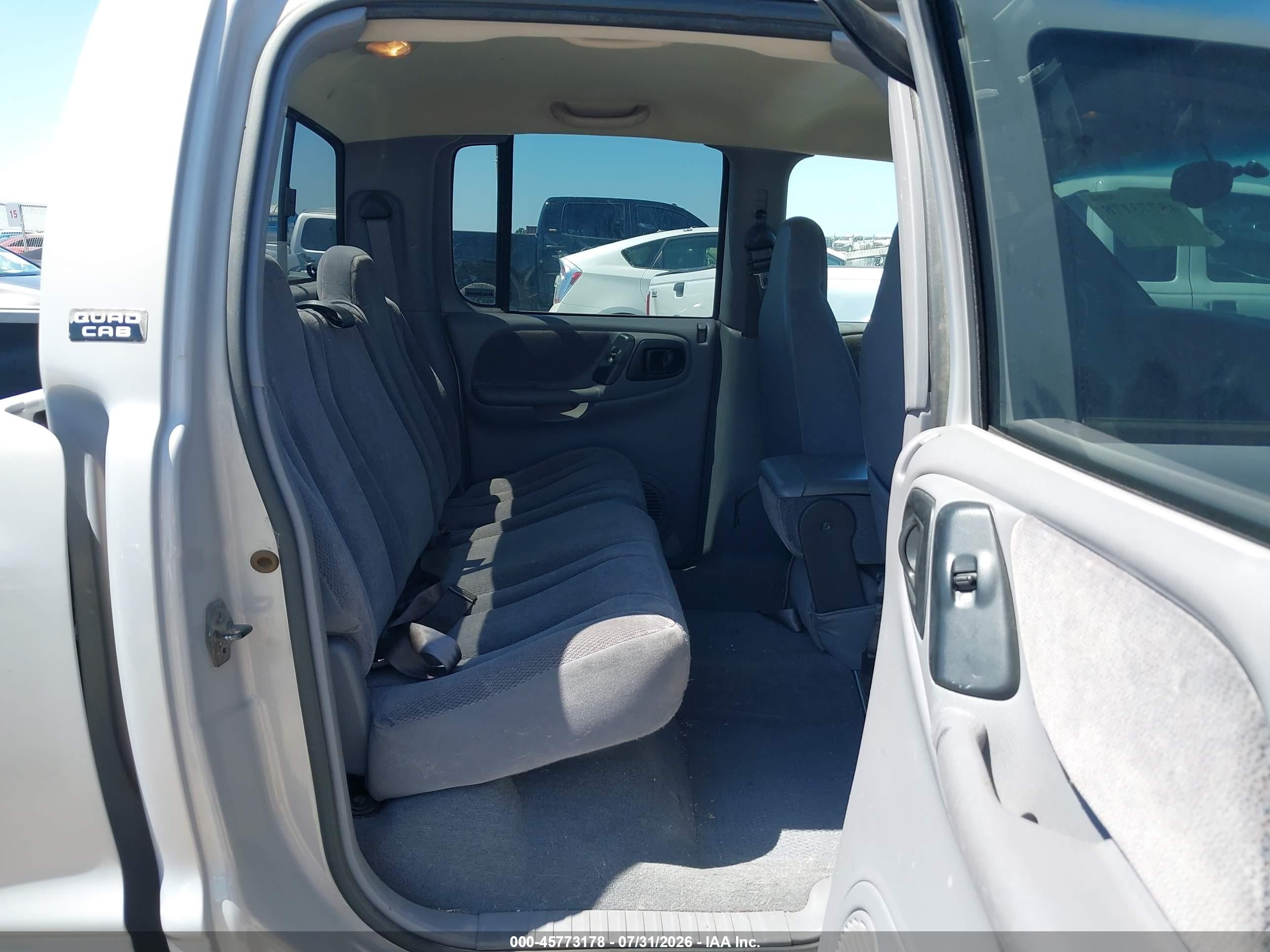 2000 Dodge Dakota Slt/sport Gray vin: 1B7GL2AX7YS692125