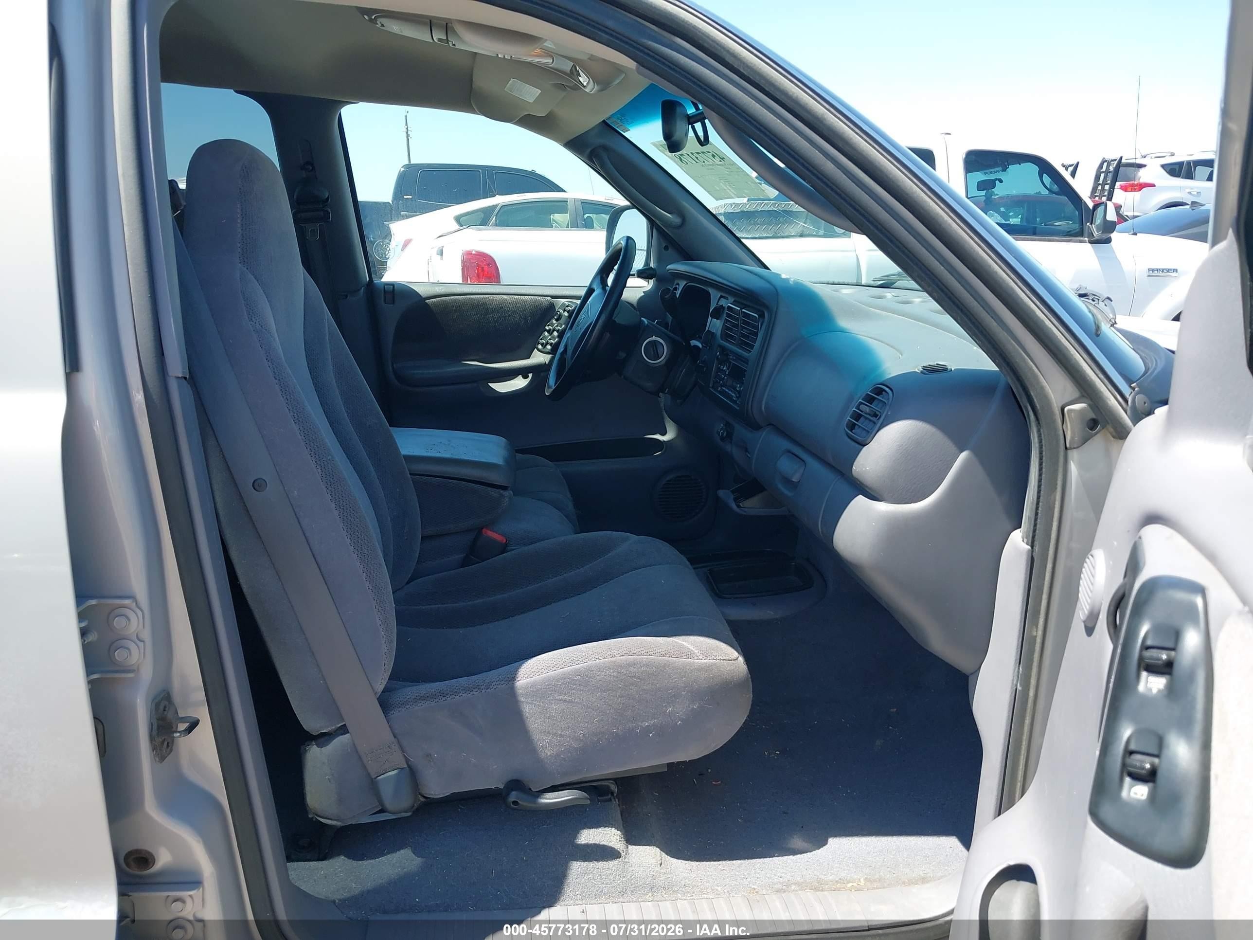2000 Dodge Dakota Slt/sport Gray vin: 1B7GL2AX7YS692125