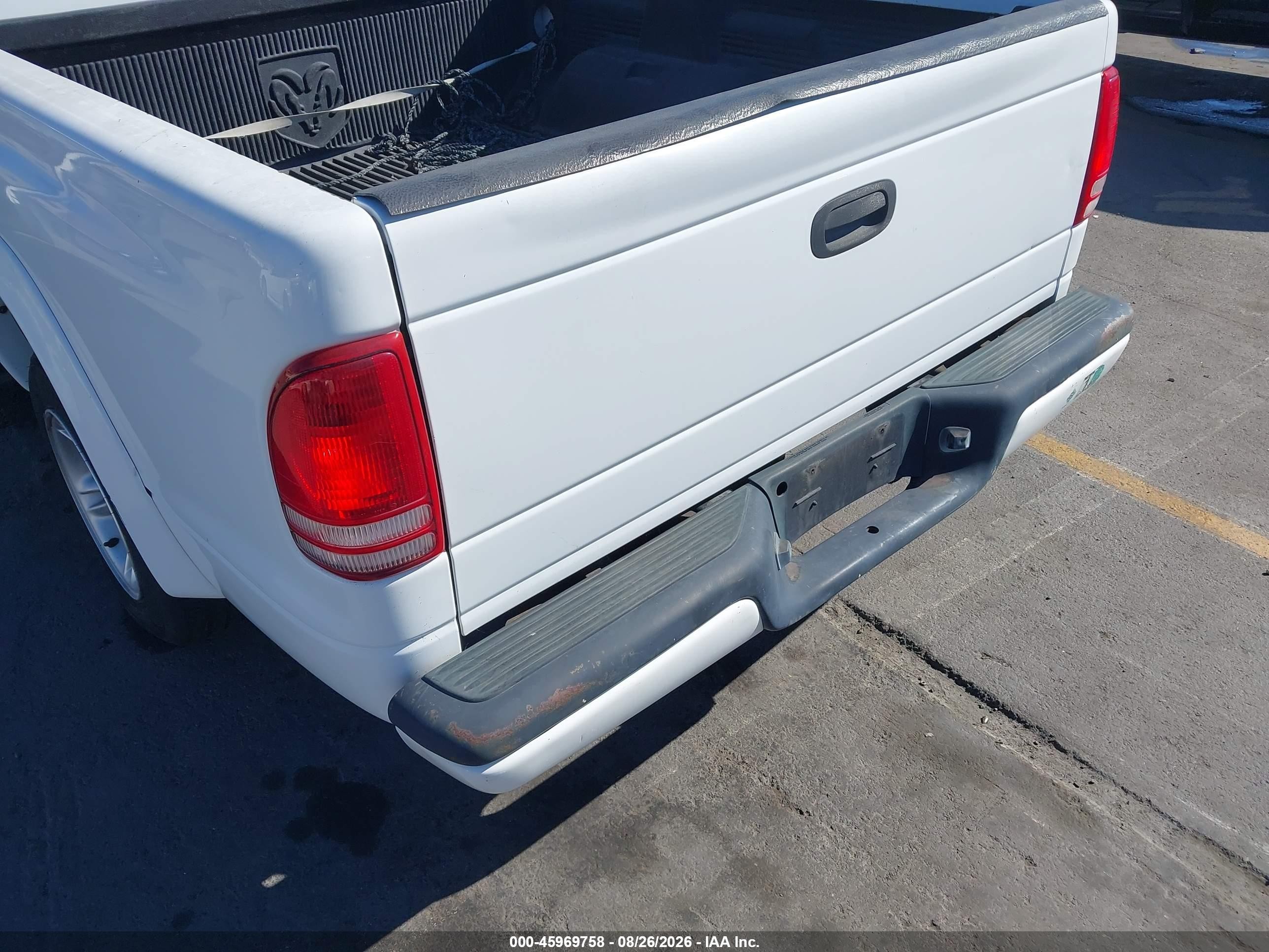 2000 Dodge Dakota Slt/sport White vin: 1B7GL2AX9YS776219