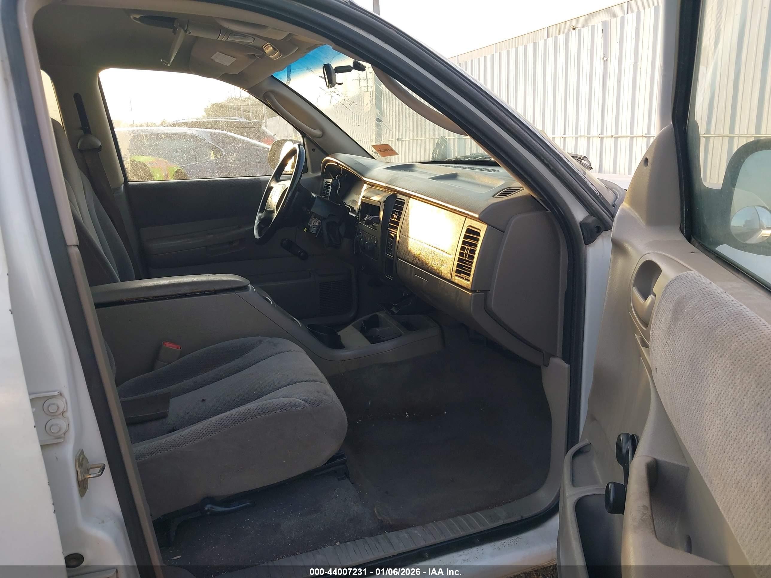 2001 Dodge Dakota Slt/sport White vin: 1B7GL2AXX1S138938