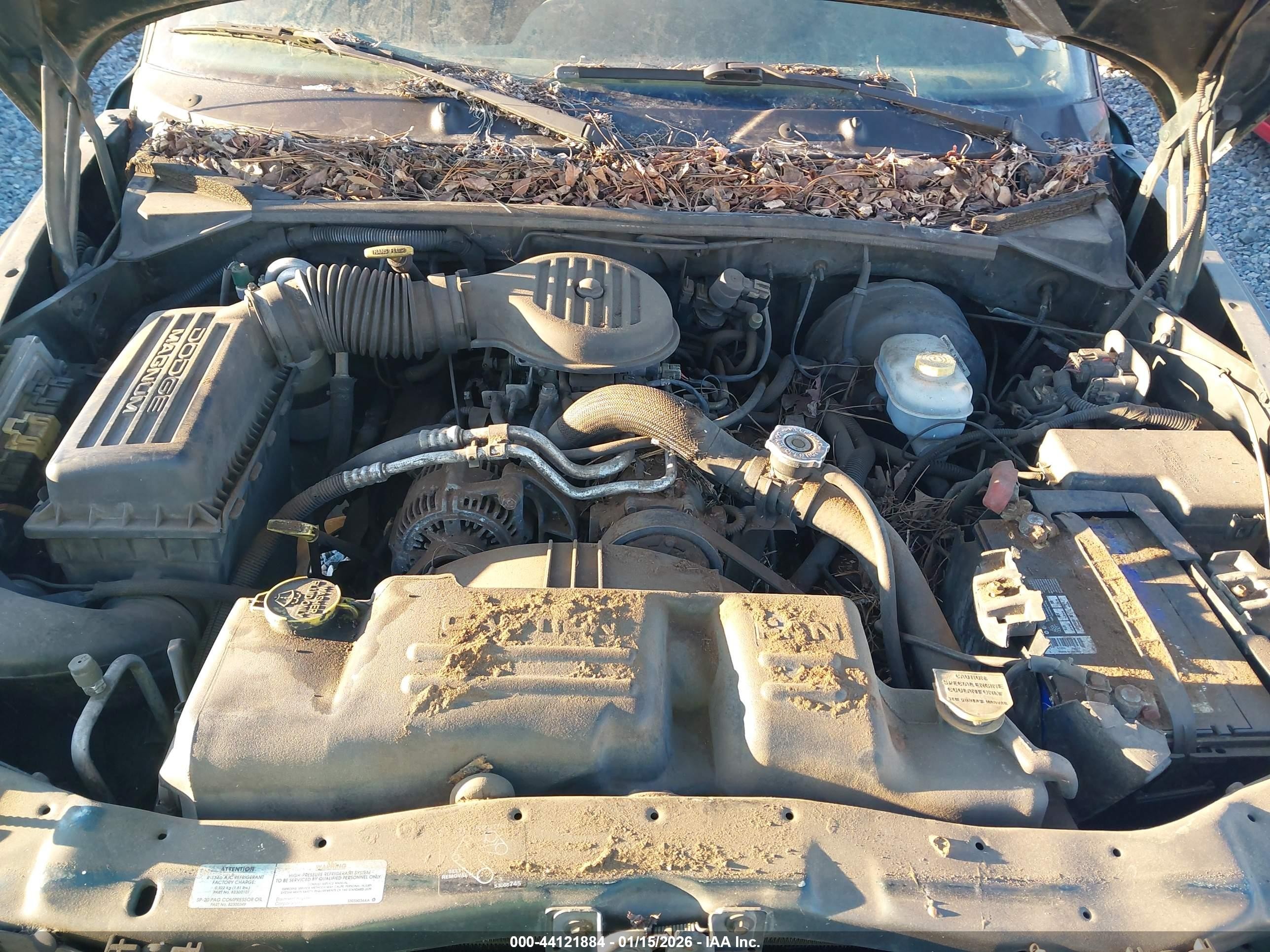 2000 Dodge Dakota Slt/sport Green vin: 1B7GL2AXXYS728955