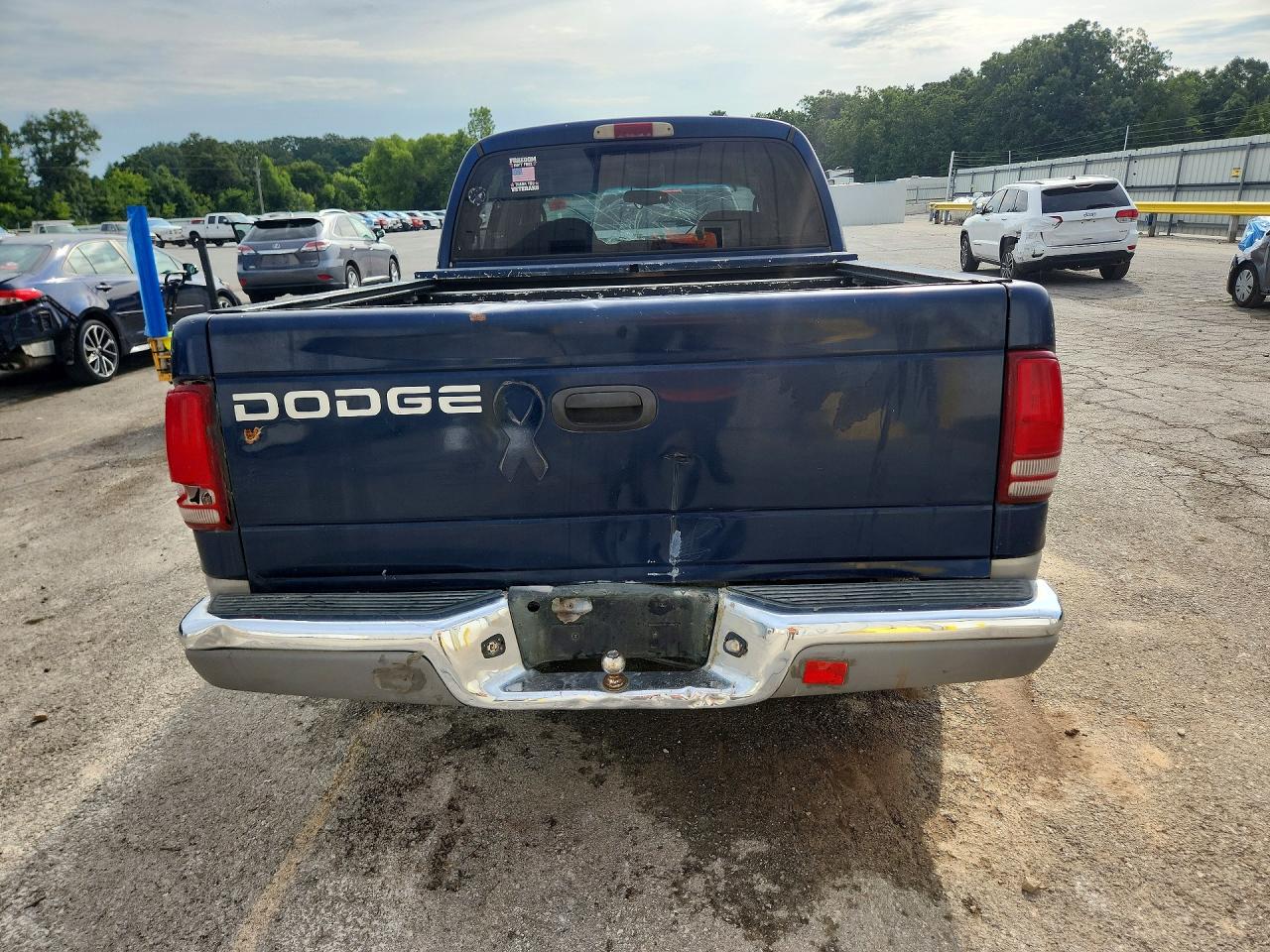 2000 Dodge Dakota Quad Blue vin: 1B7GL2AZ2YS682068