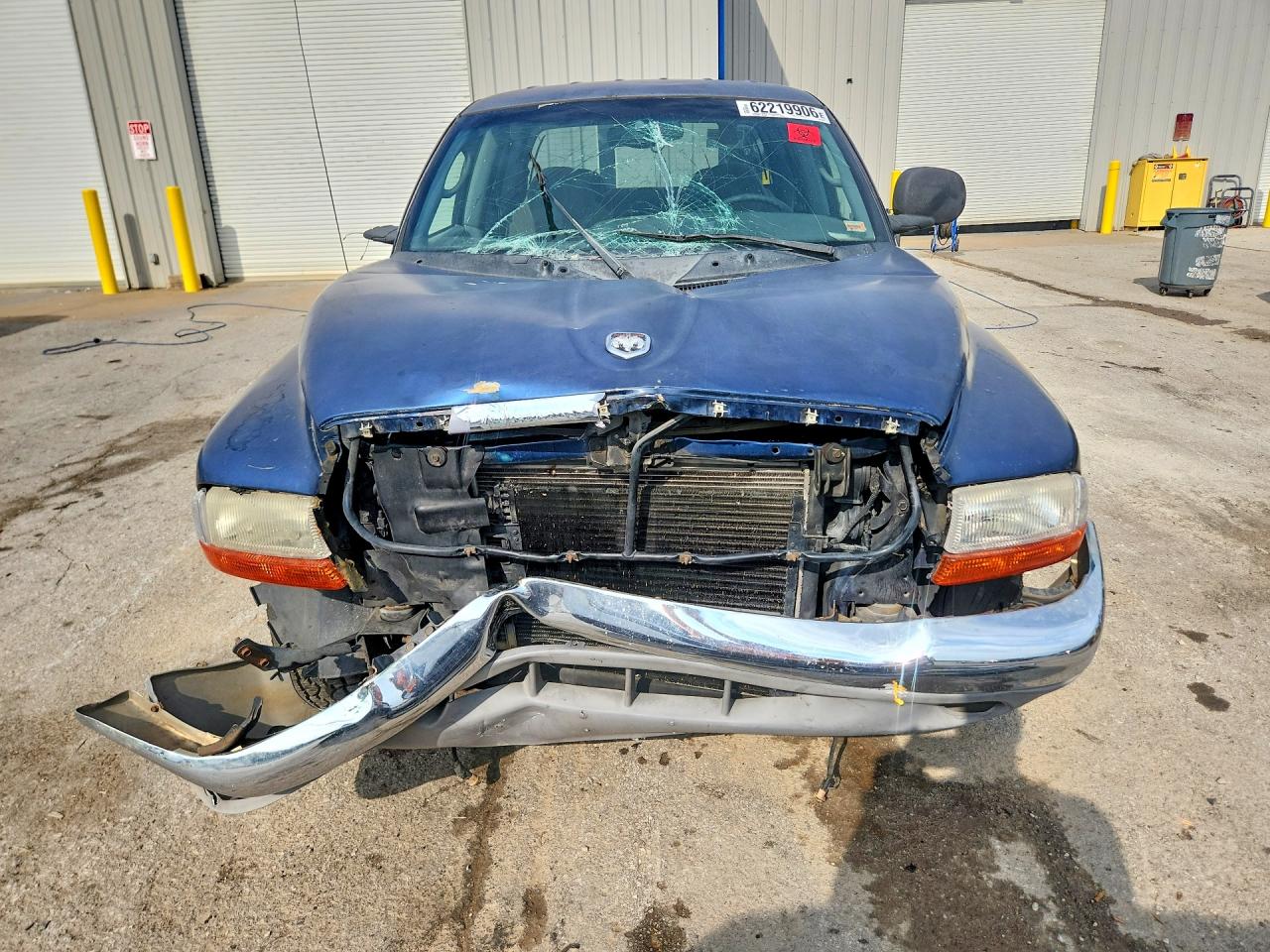 2000 Dodge Dakota Quad Blue vin: 1B7GL2AZ2YS682068