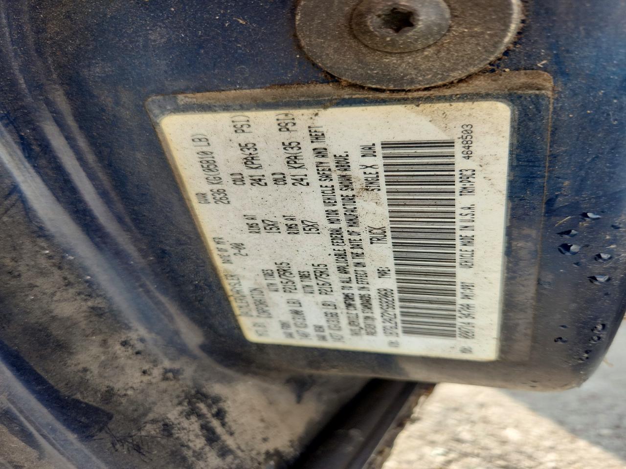 2000 Dodge Dakota Quad Blue vin: 1B7GL2AZ2YS682068
