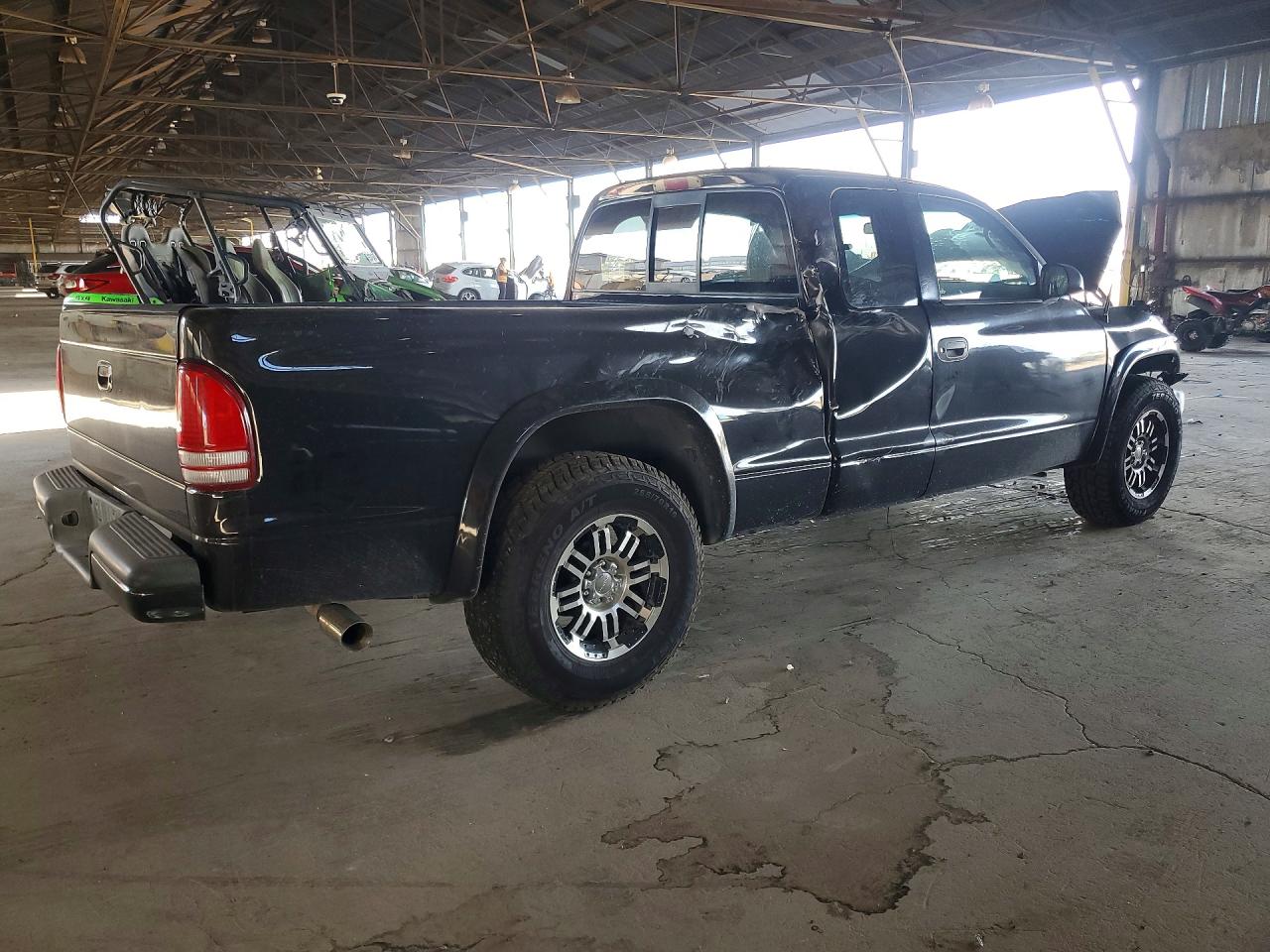2002 Dodge Dakota Sport Black vin: 1B7GL32N22S712601