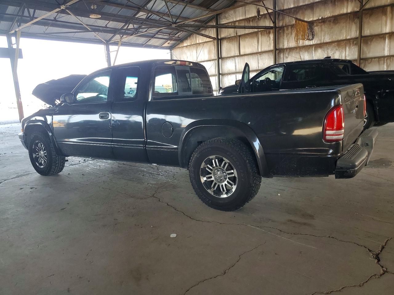 2002 Dodge Dakota Sport Black vin: 1B7GL32N22S712601