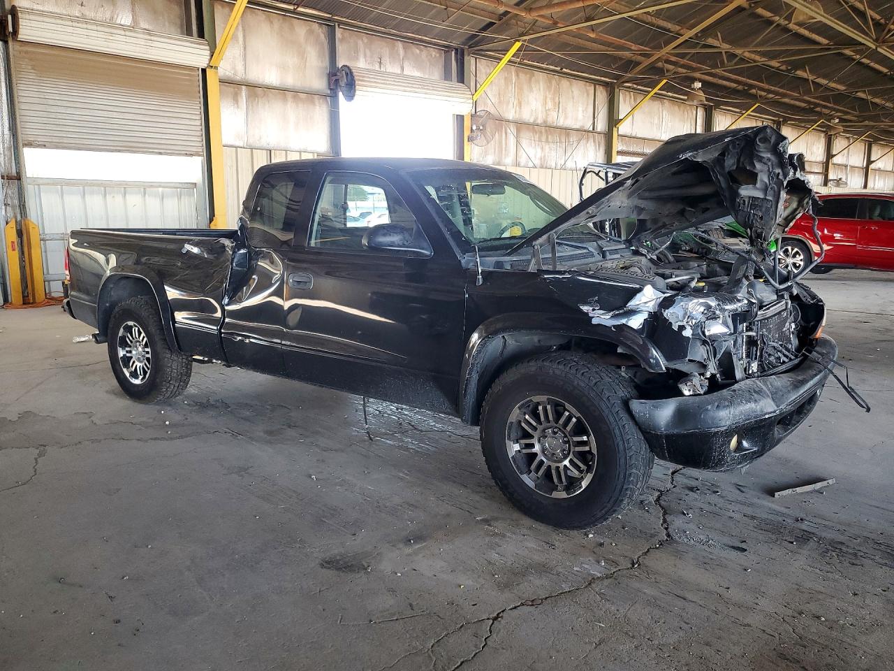 2002 Dodge Dakota Sport Black vin: 1B7GL32N22S712601