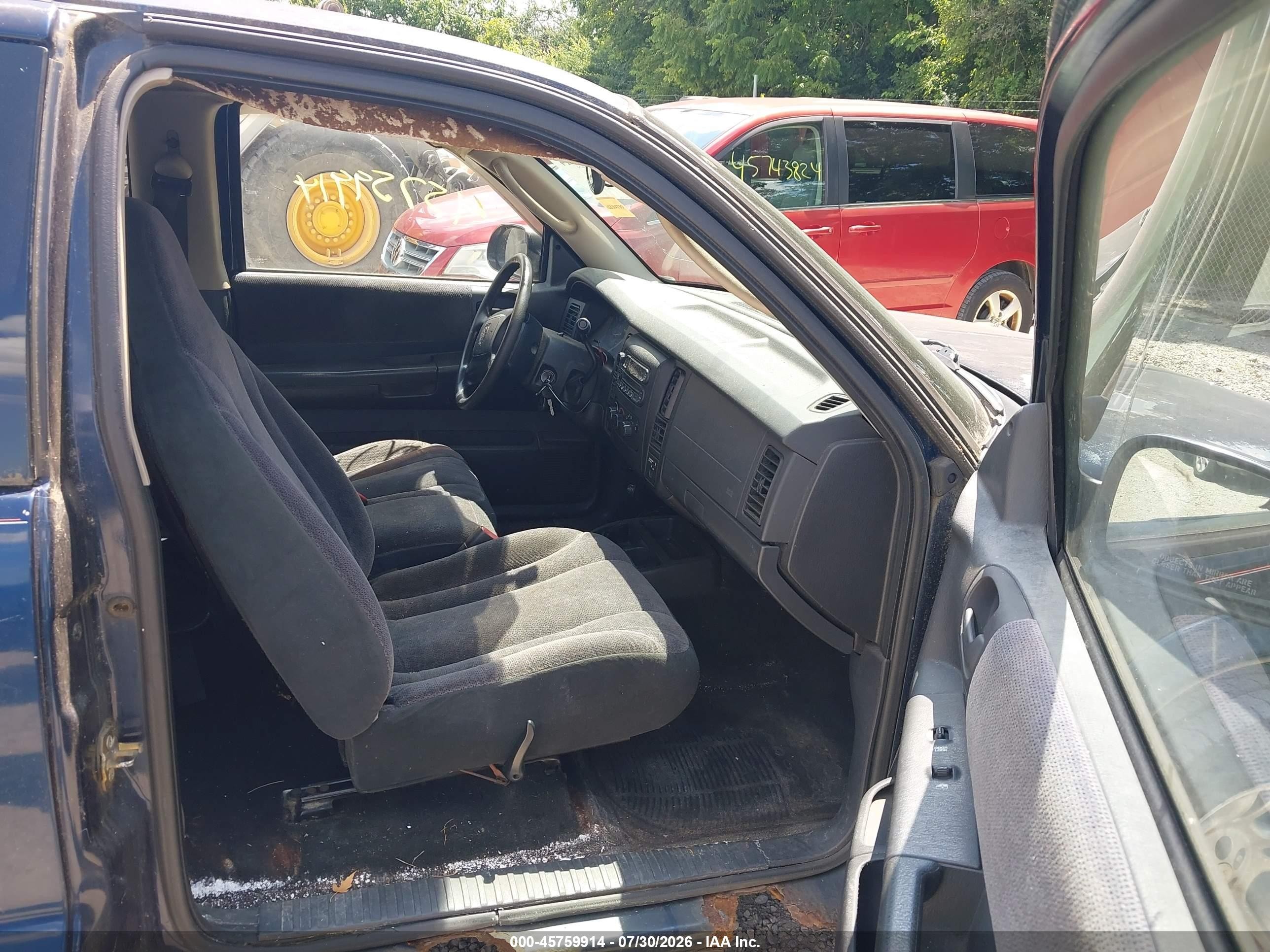 2002 Dodge Dakota Sport Blue vin: 1B7GL32X42S512143