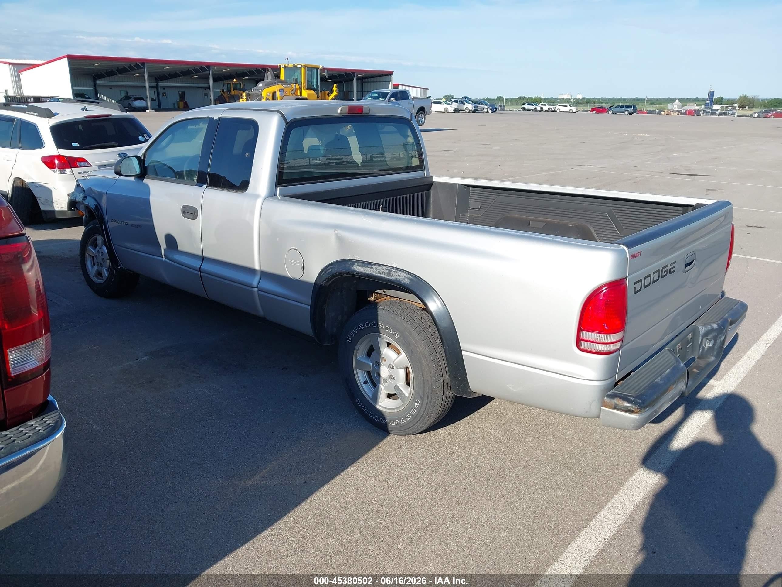 2002 Dodge Dakota Sport Silver vin: 1B7GL32X82S539135