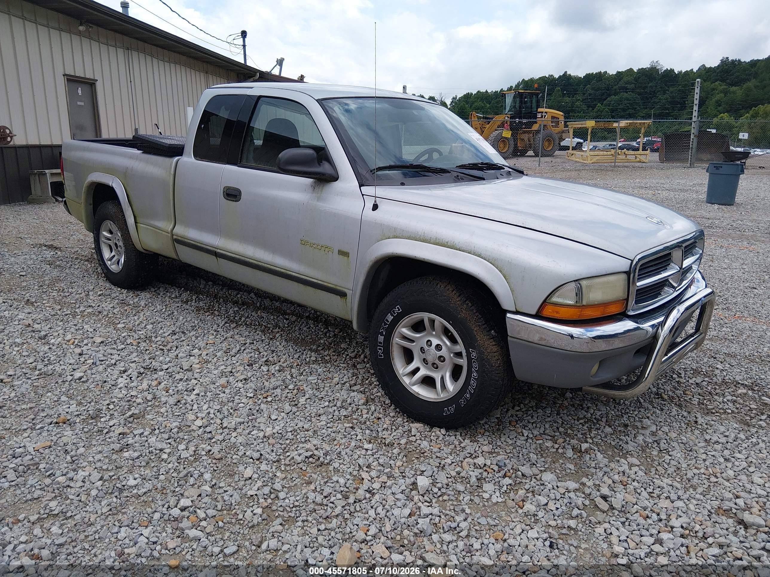 2002 Dodge Dakota Slt Silver vin: 1B7GL42X12S651328
