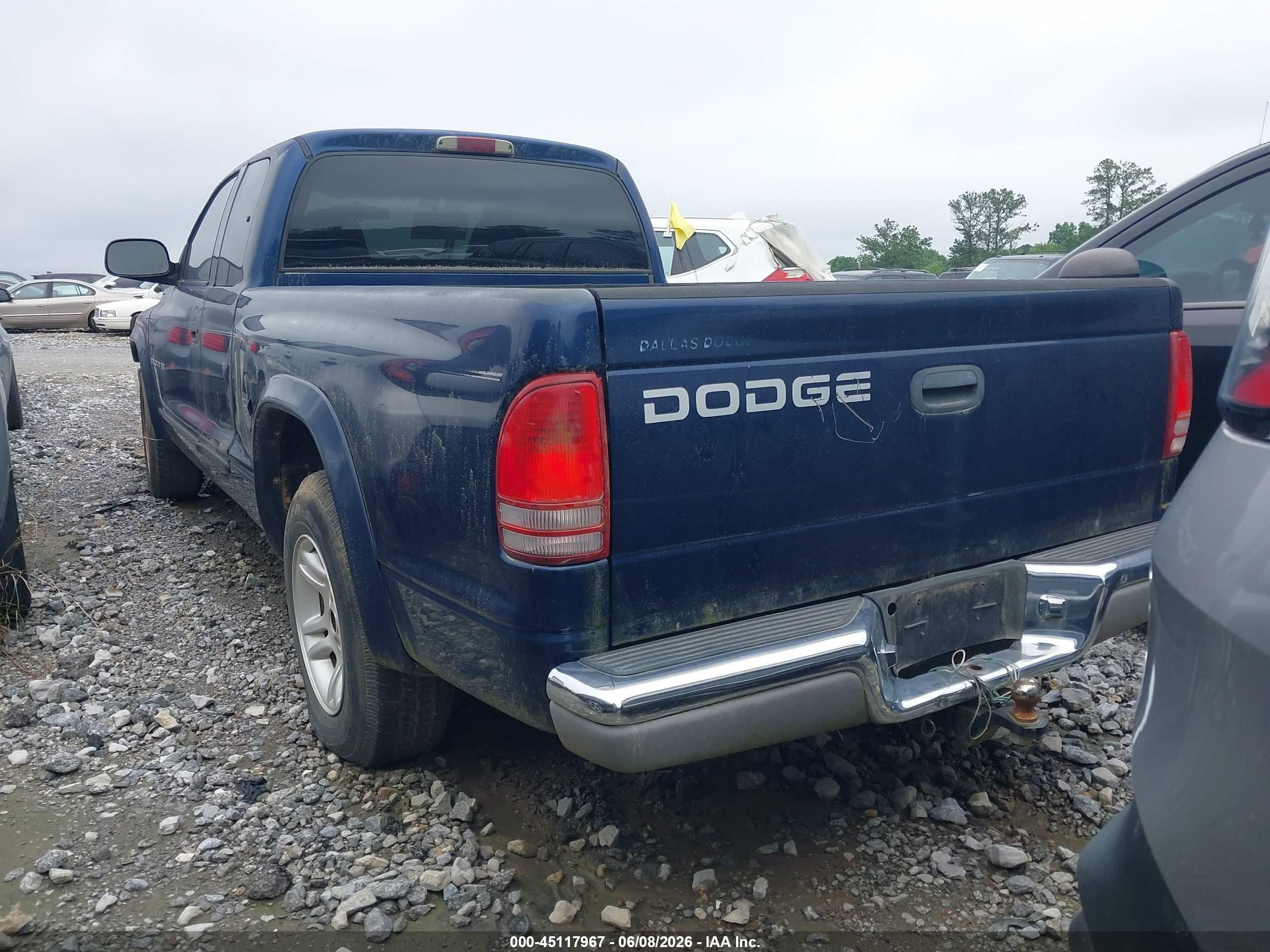 2002 Dodge Dakota Slt Blue vin: 1B7GL42X22S511336