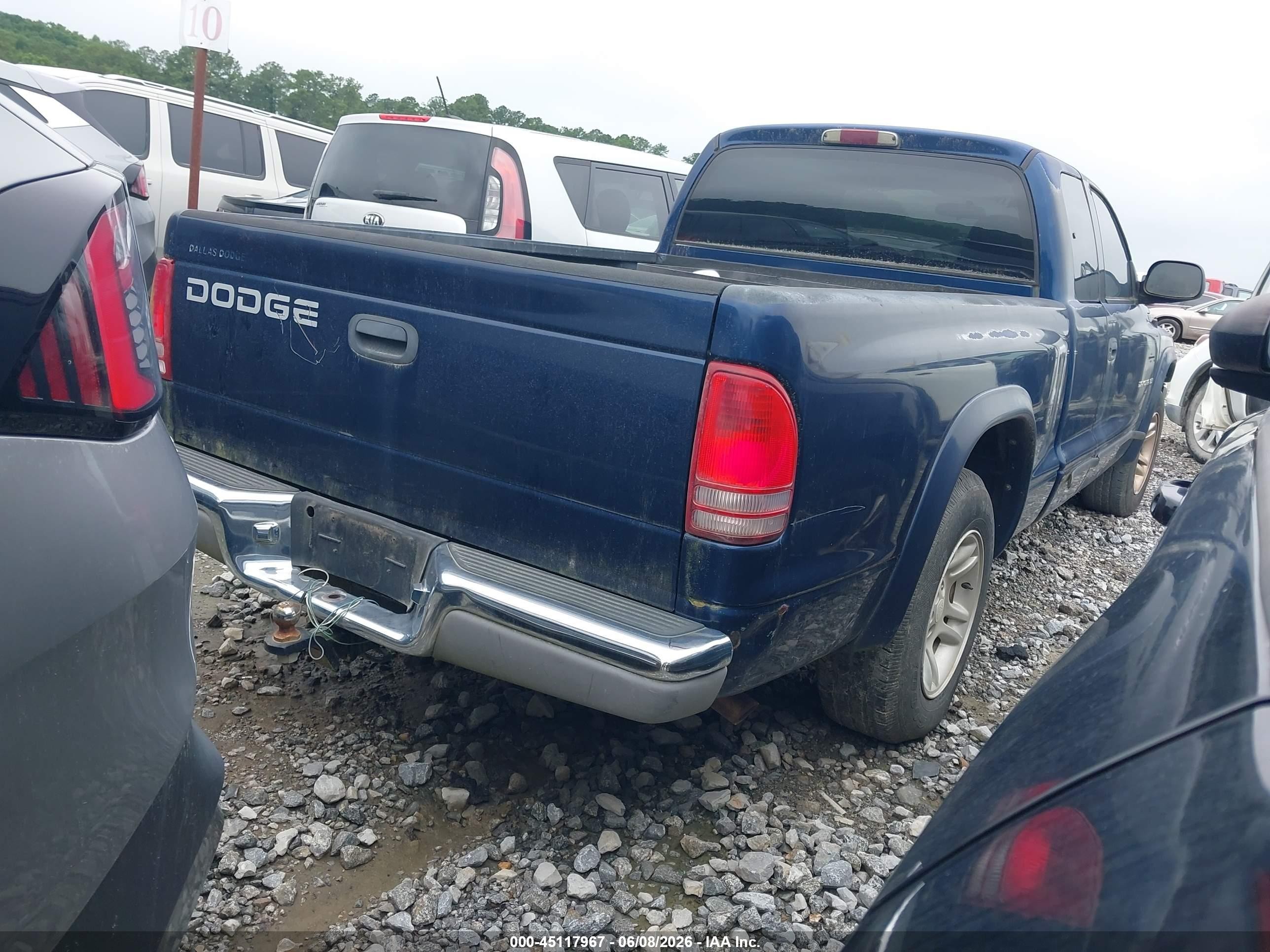 2002 Dodge Dakota Slt Blue vin: 1B7GL42X22S511336