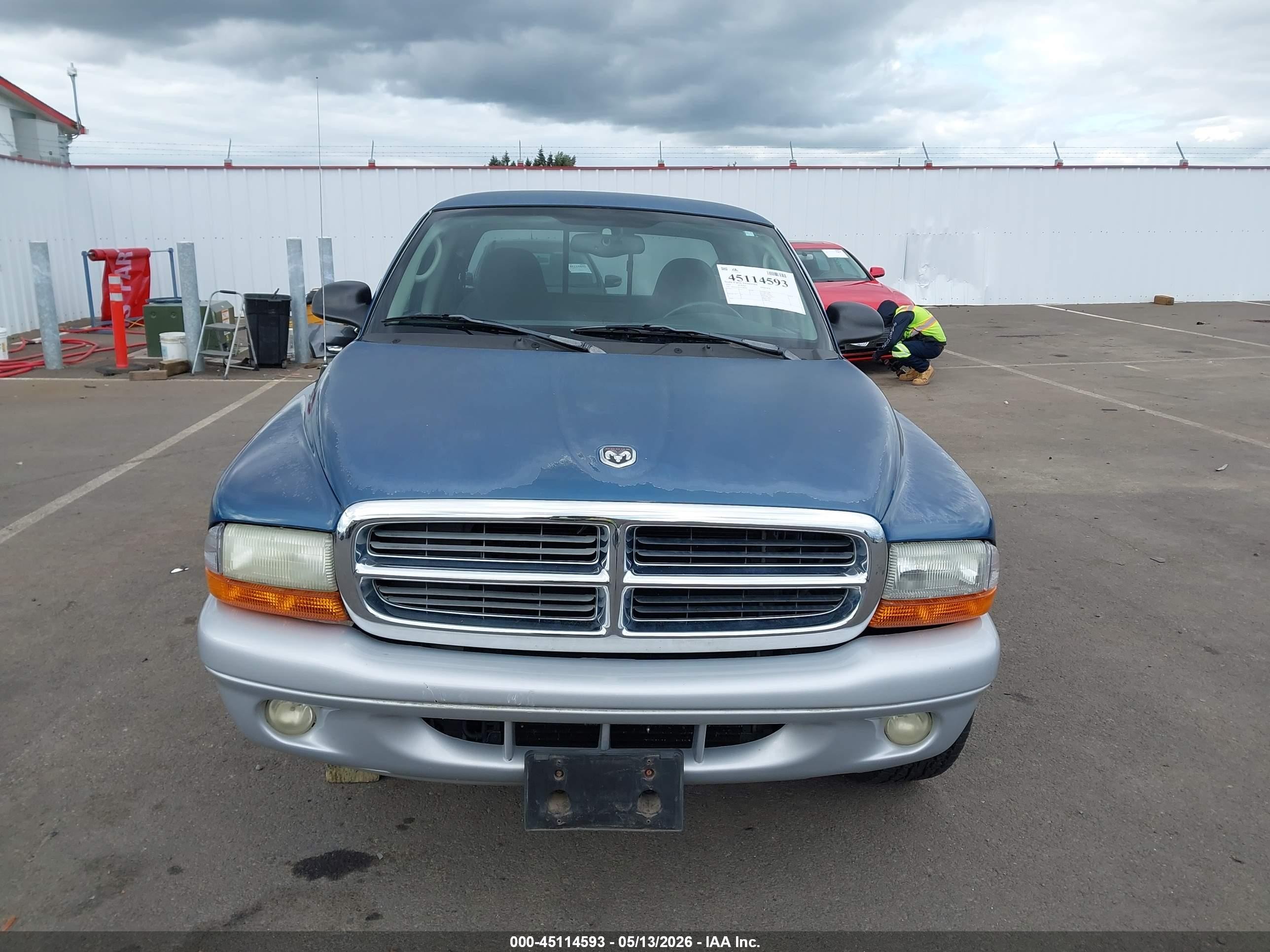 2002 Dodge Dakota Slt Blue vin: 1B7GL42X72S589093