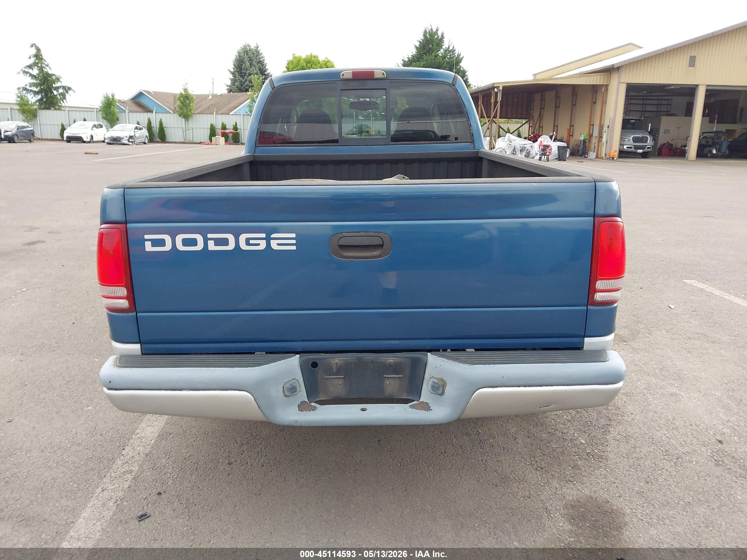 2002 Dodge Dakota Slt Blue vin: 1B7GL42X72S589093