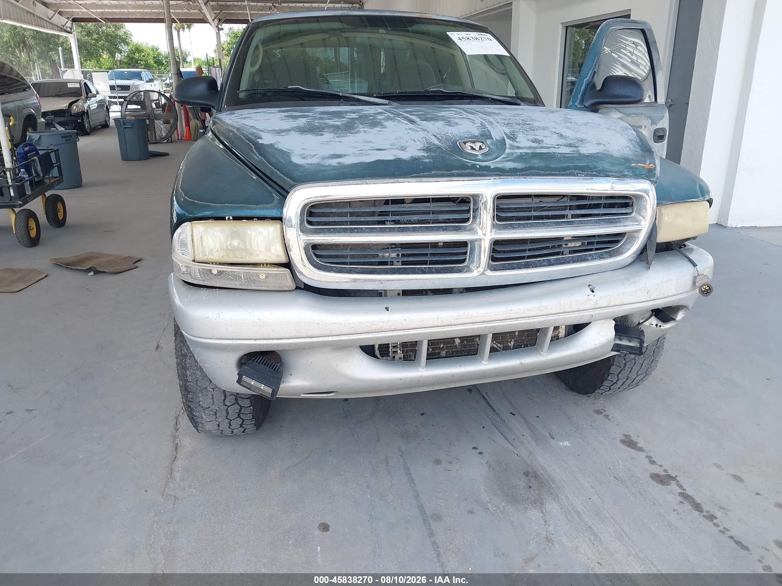 2002 Dodge Dakota Slt Green vin: 1B7GL42X82S586350
