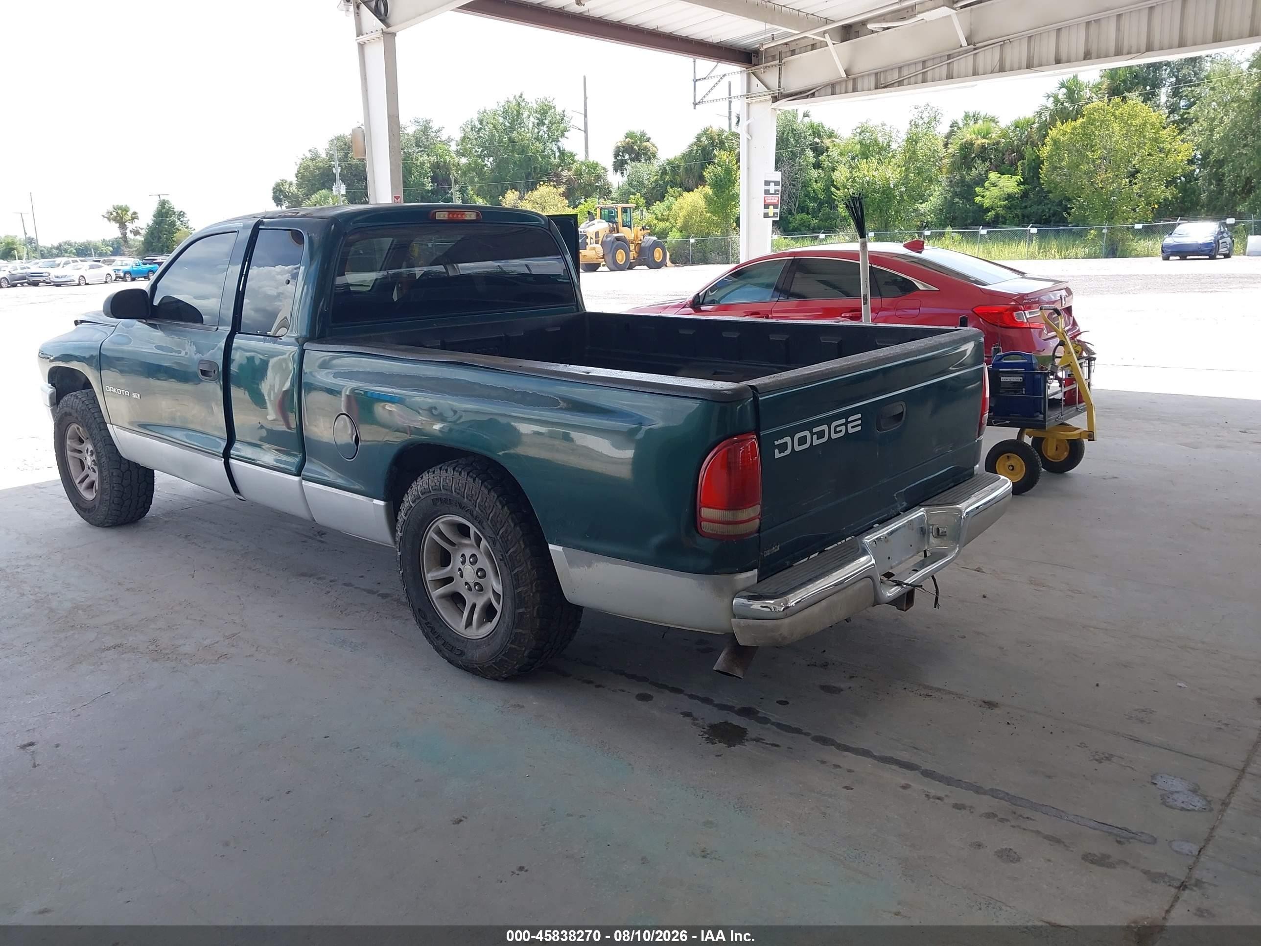 2002 Dodge Dakota Slt Green vin: 1B7GL42X82S586350