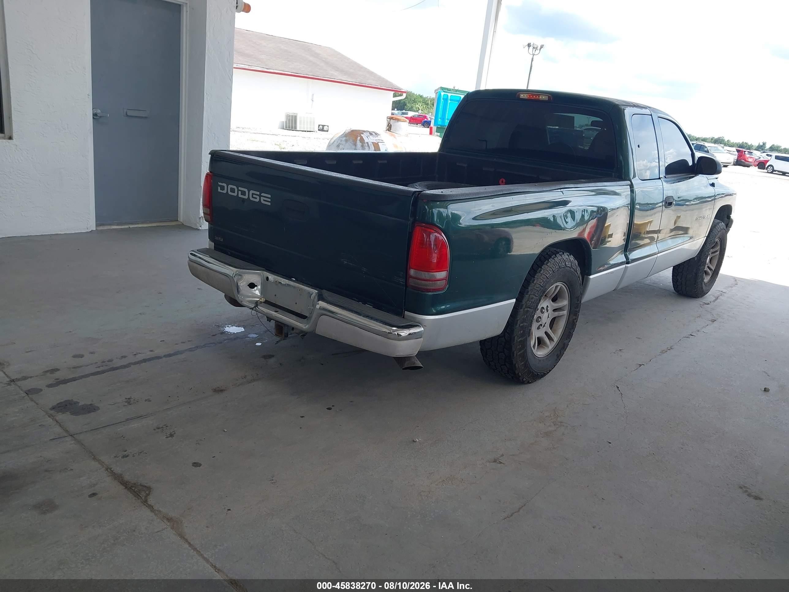 2002 Dodge Dakota Slt Green vin: 1B7GL42X82S586350