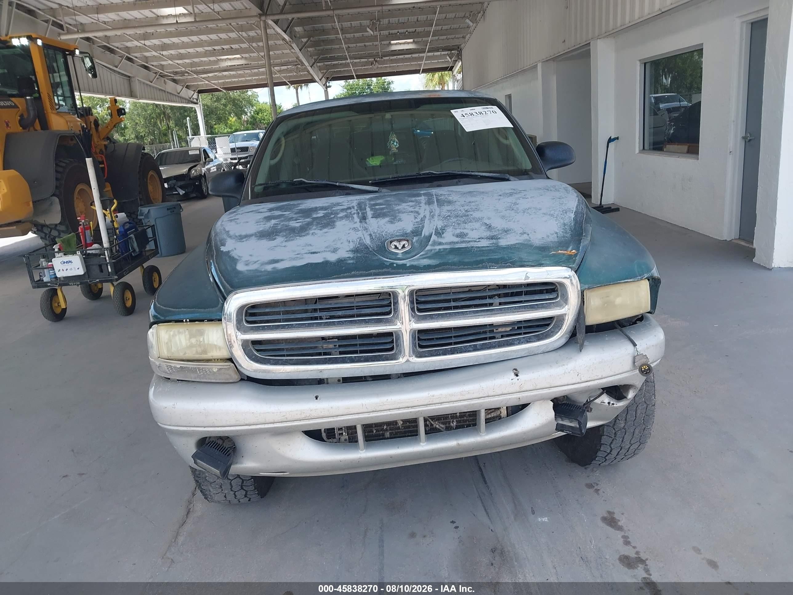 2002 Dodge Dakota Slt Green vin: 1B7GL42X82S586350