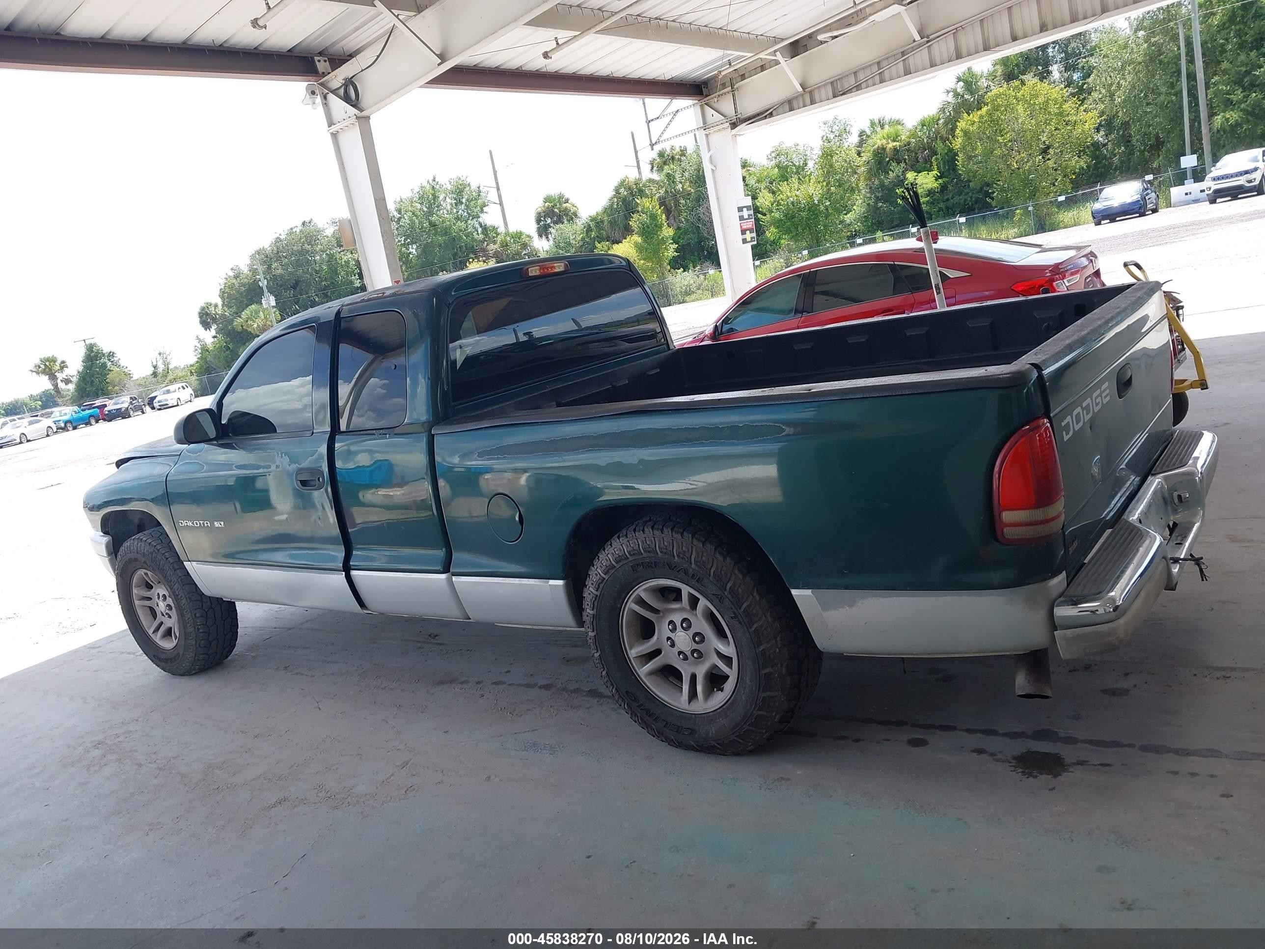 2002 Dodge Dakota Slt Green vin: 1B7GL42X82S586350