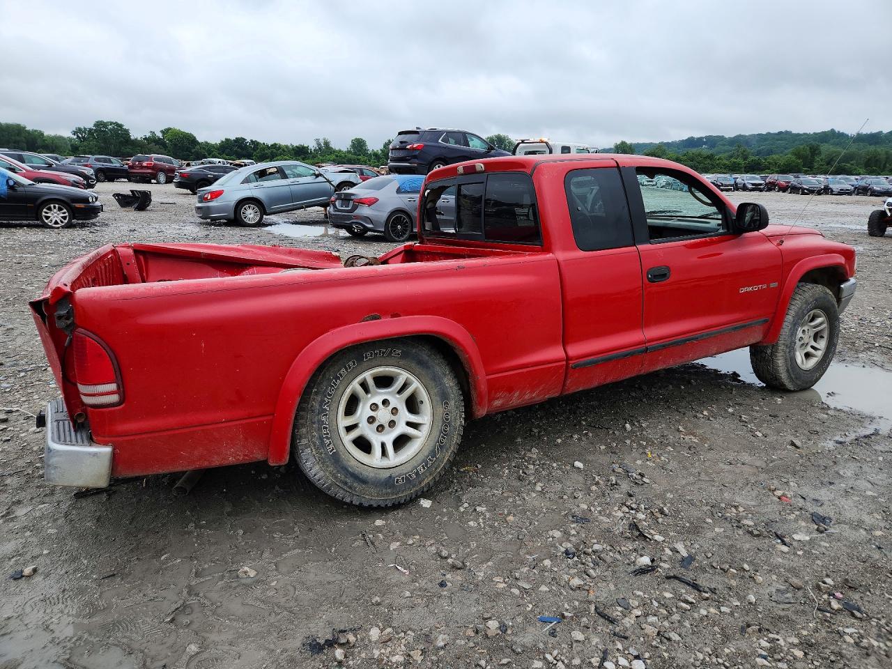 2002 Dodge Dakota Slt Red vin: 1B7GL42X92S530482