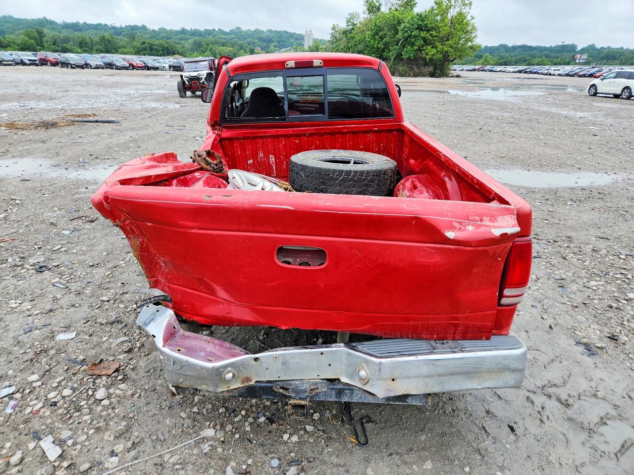 2002 Dodge Dakota Slt Red vin: 1B7GL42X92S530482